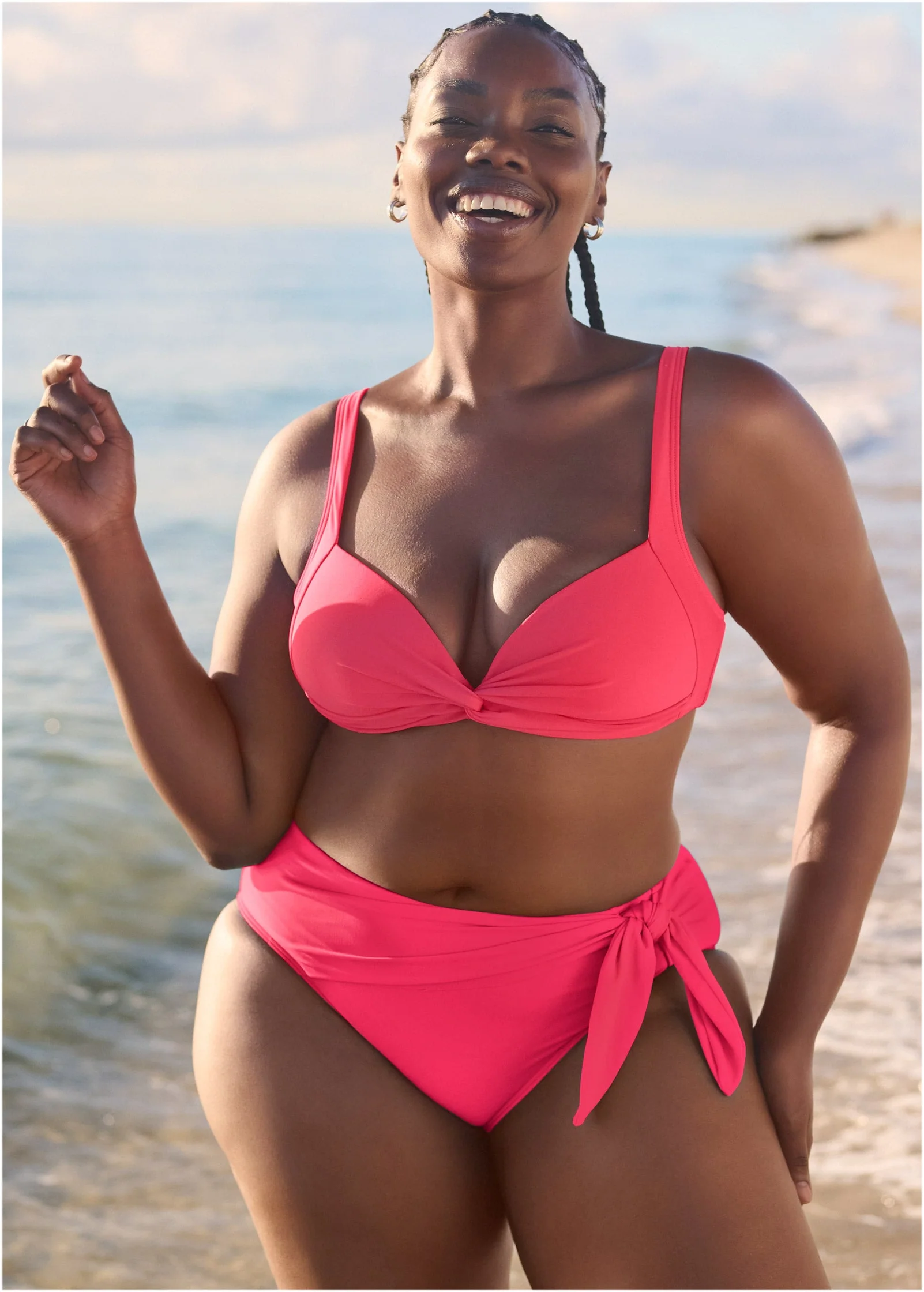 Kauai Bikini Bottom - Sunset Pink - Image 4