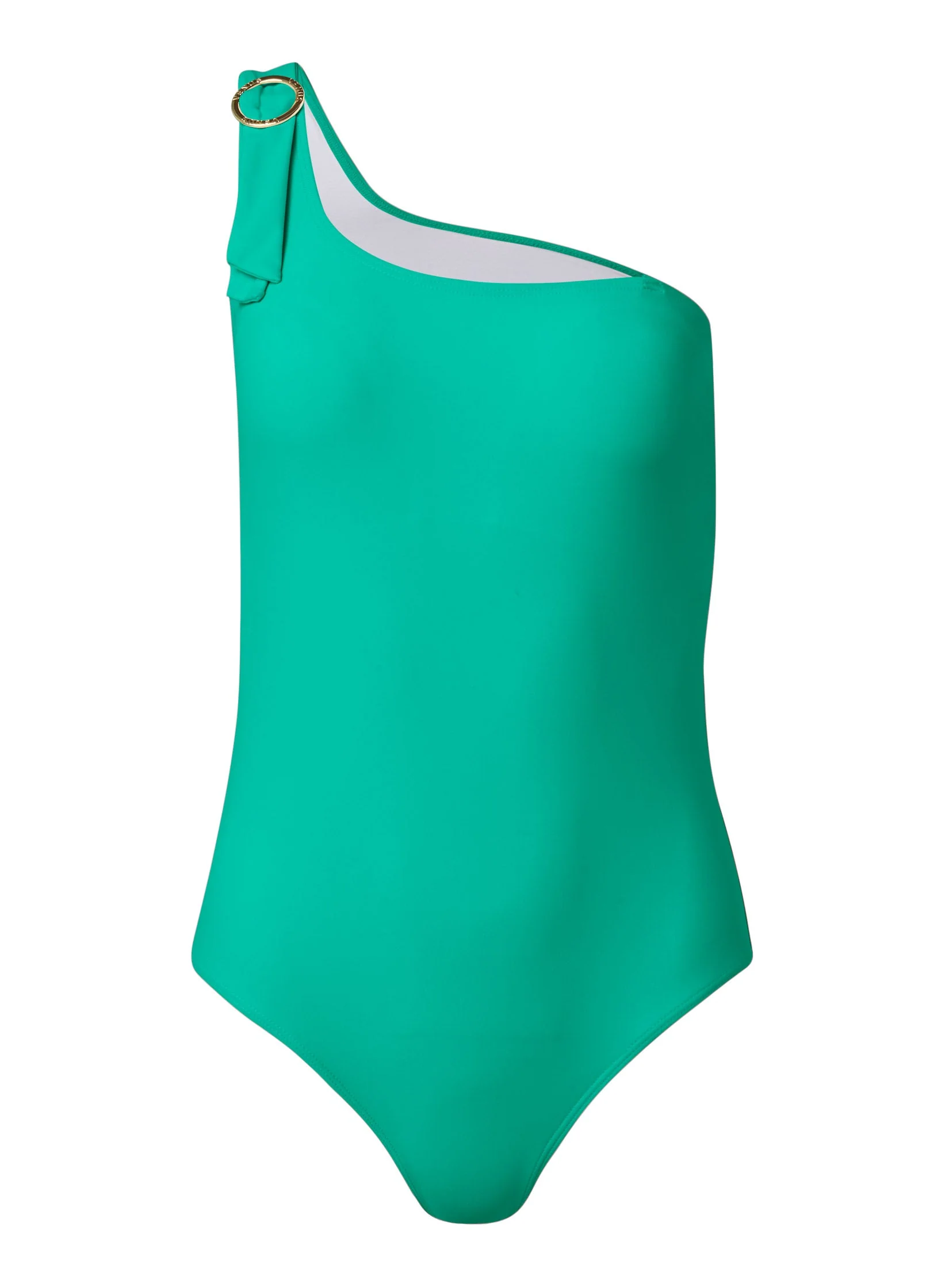 One-Shoulder One-Piece - Royal Green - Image 3
