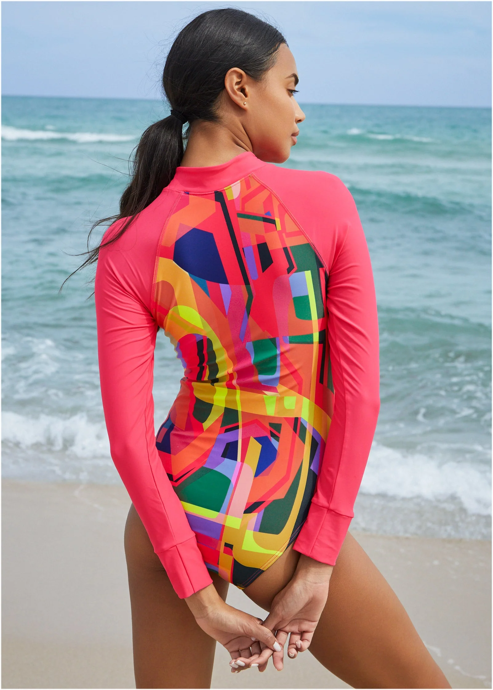 Long Sleeve One-Piece - Rising Sun - Image 2