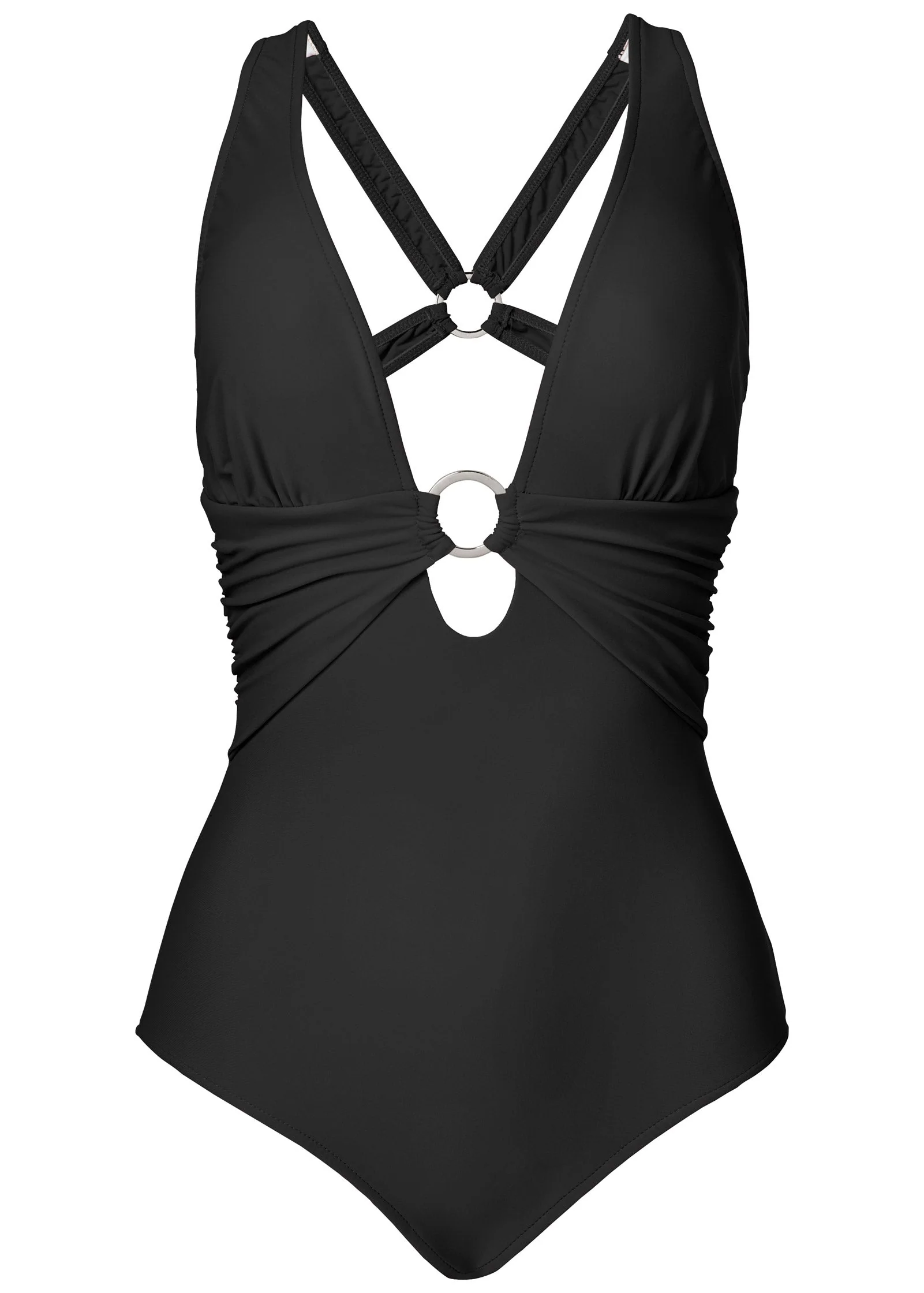 Barbados One-Piece Swimsuit - Black Beauty - Image 3