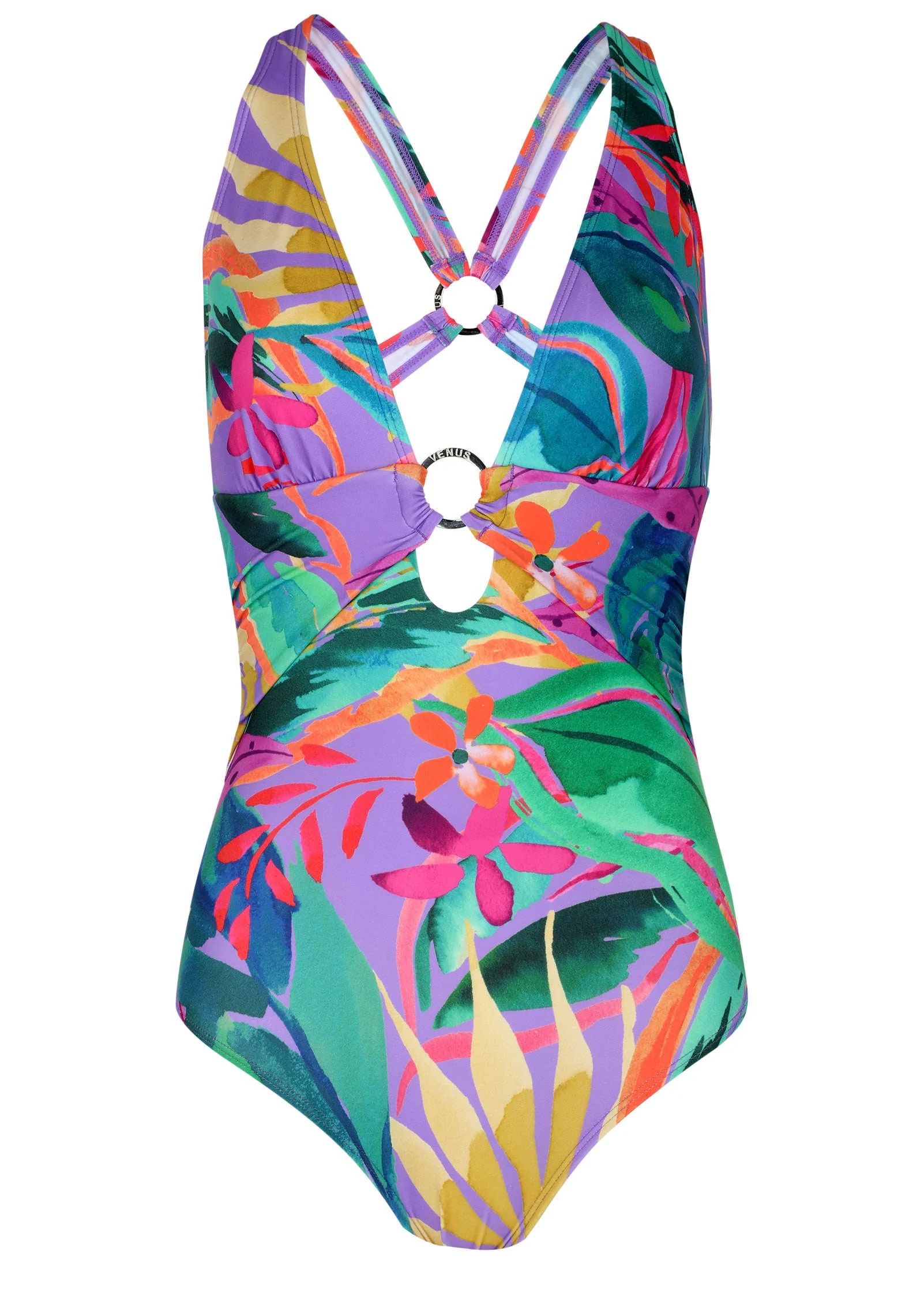 Barbados One-Piece Swimsuit - Purple Paradise - Image 3