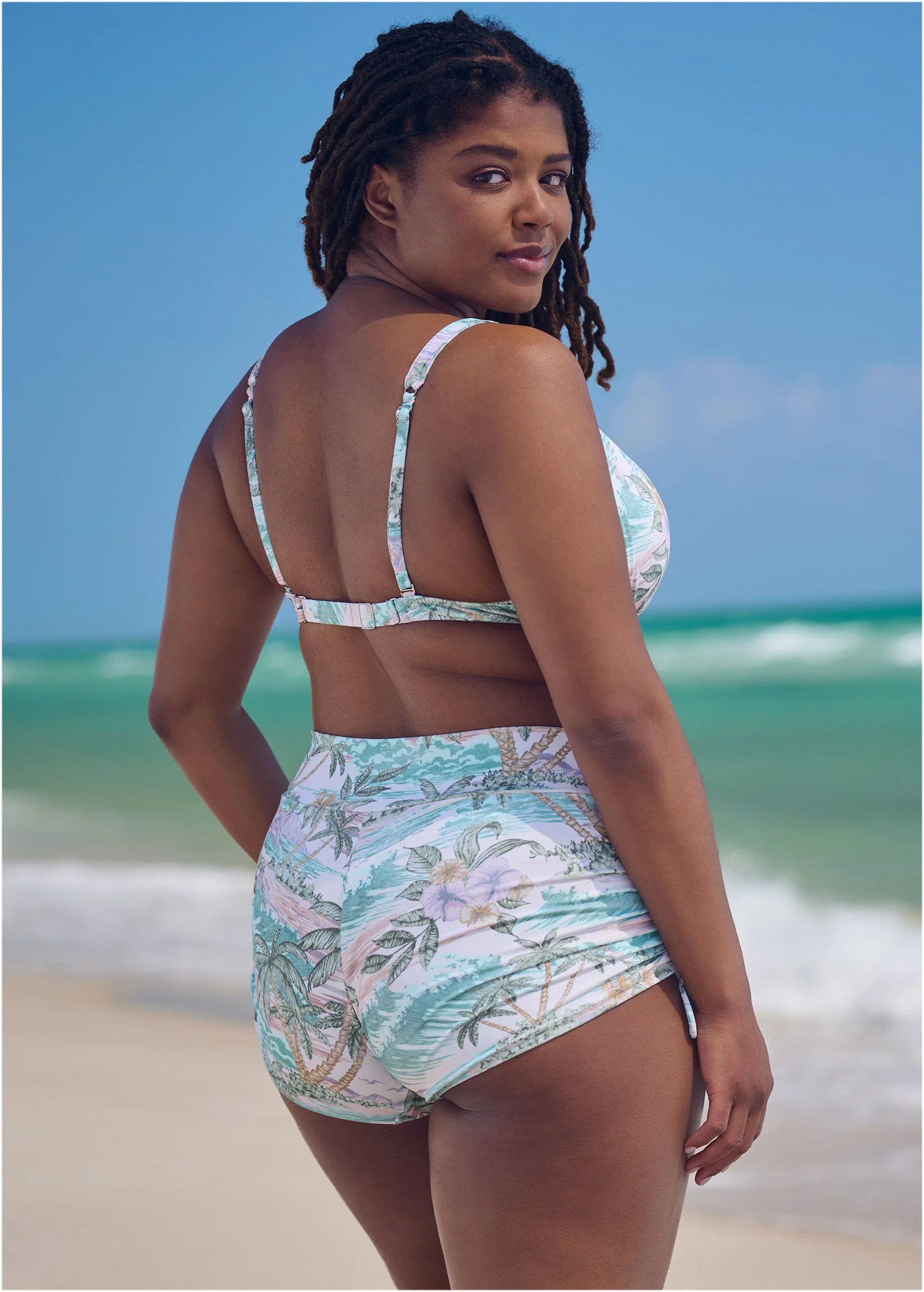 Over-The-Shoulder Marilyn Top - Island Tides - Image 5