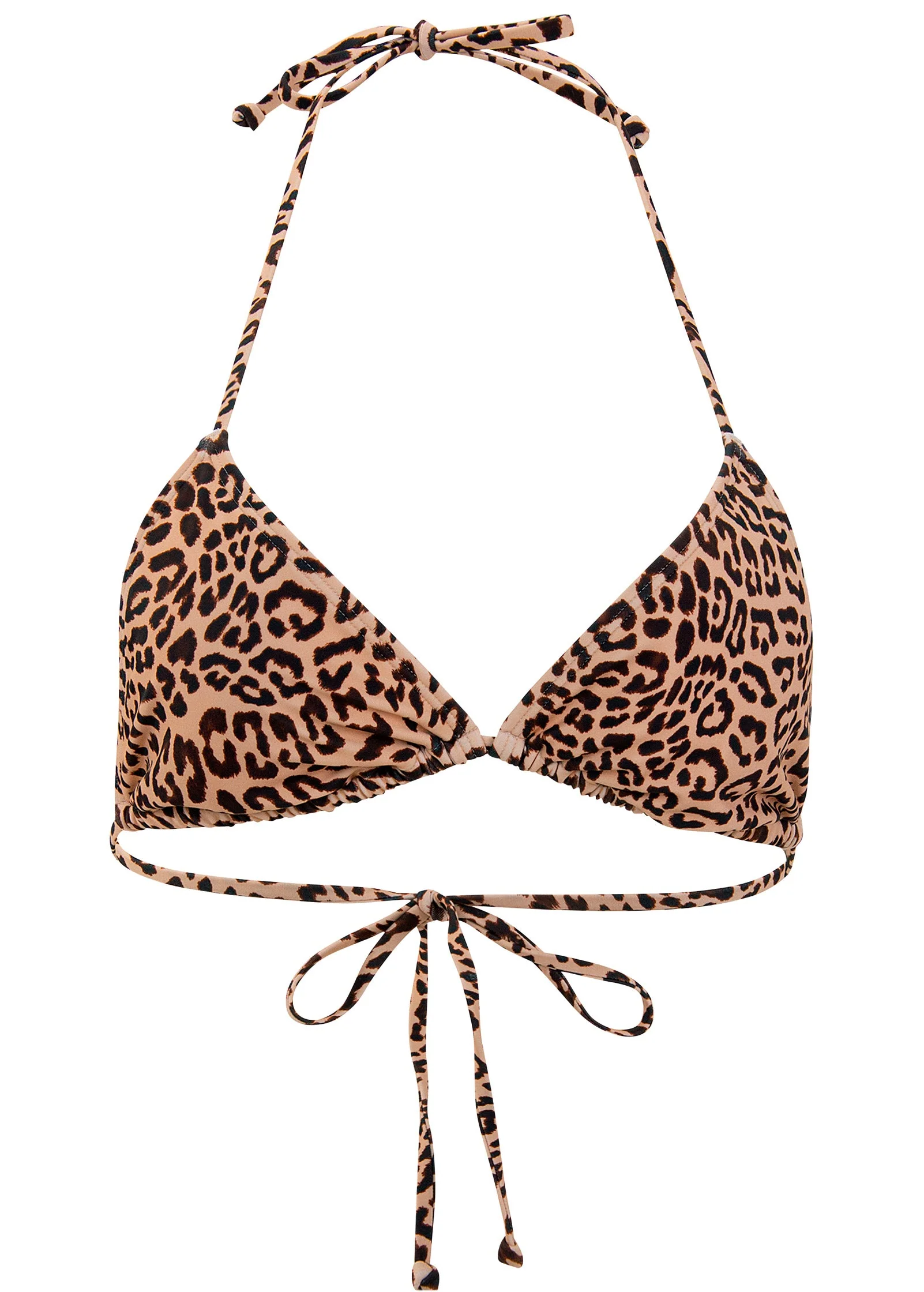 Bahamas Triangle Bikini Top - Lush Cheetah - Image 3