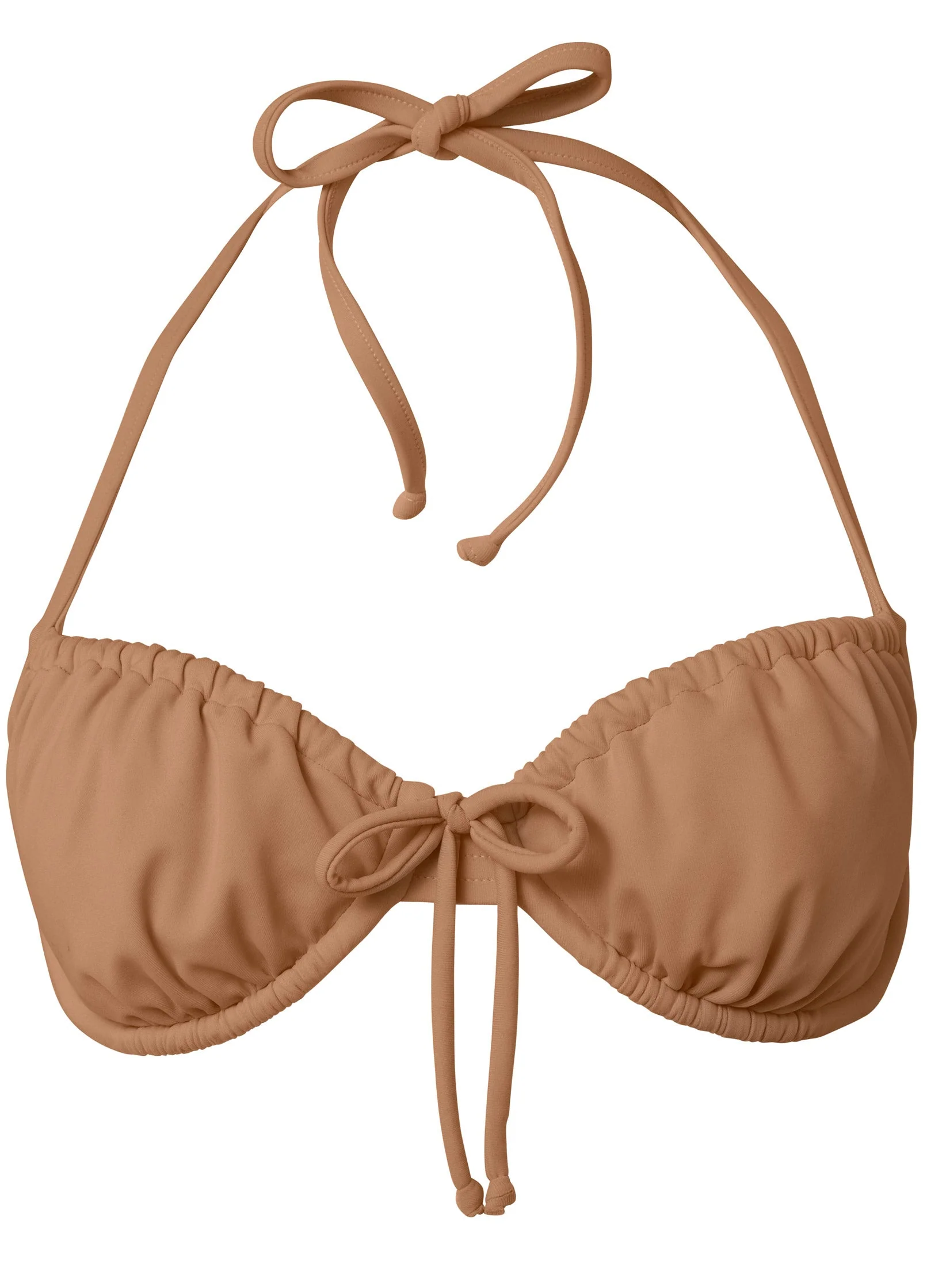 French Bra Swim Top - Macchiato - Image 3