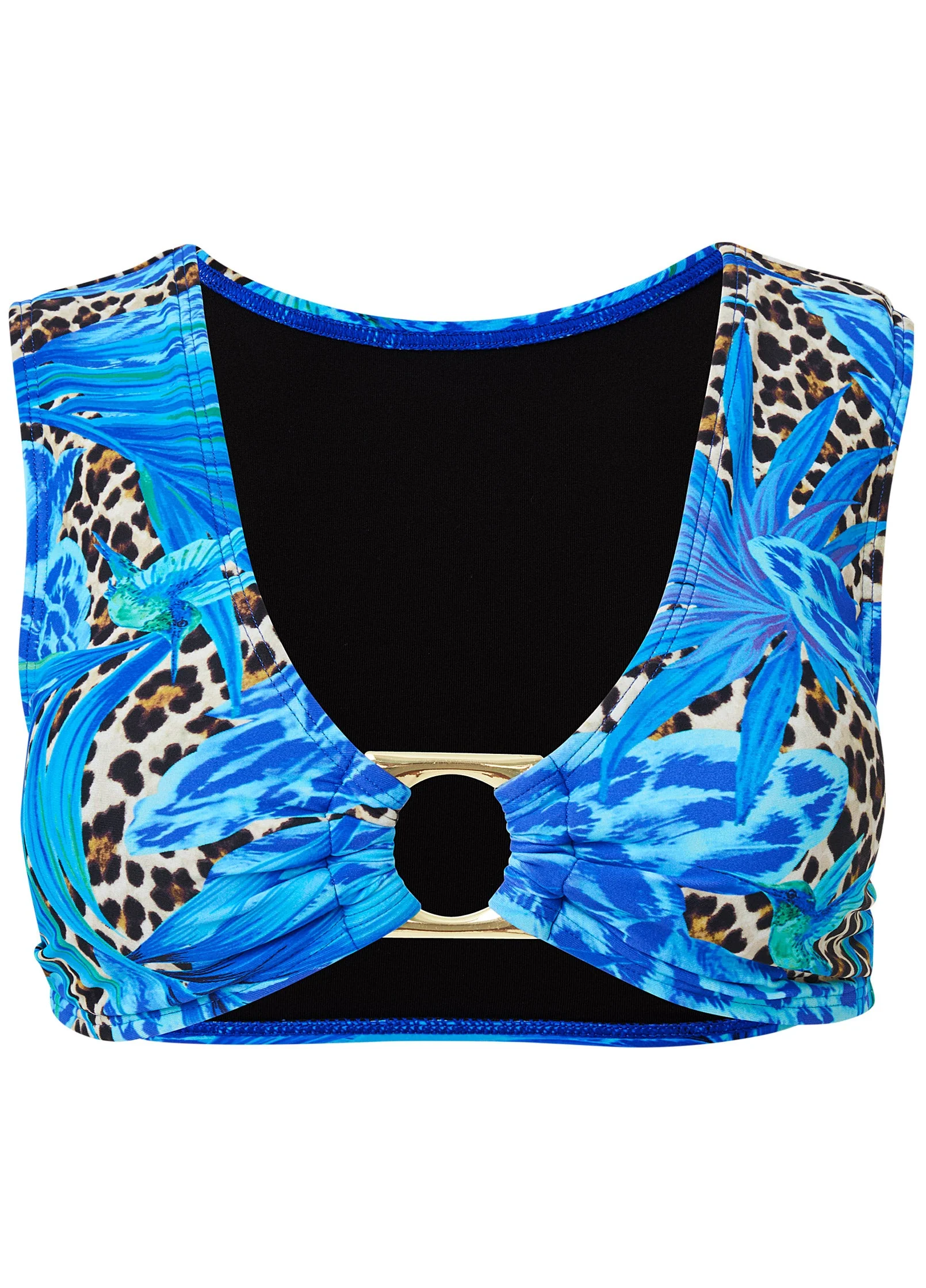 Cap Sleeve Bikini Top - Jungle Canopy - Image 3