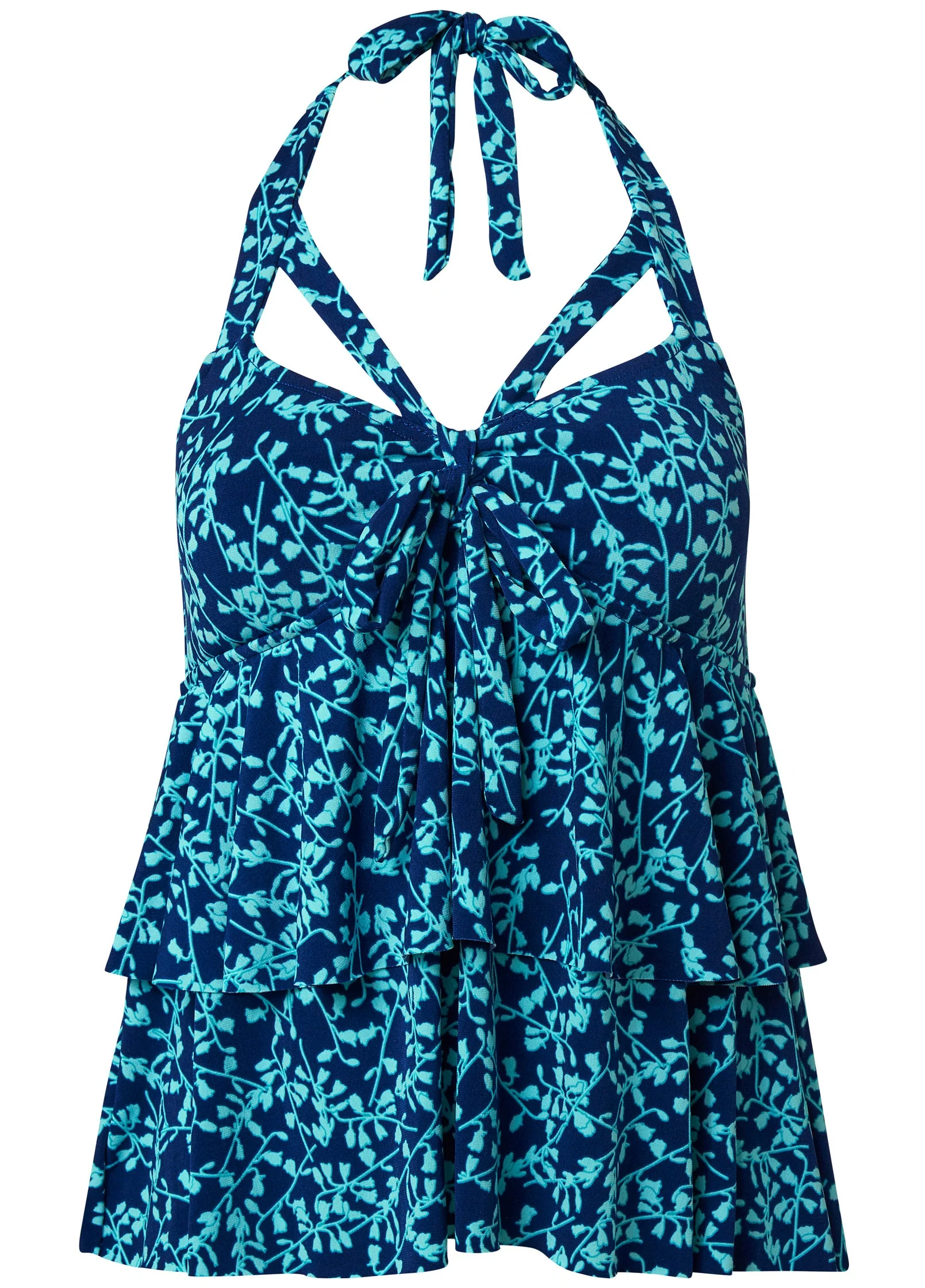 The Tia Tankini Top - Elegant Florets - Image 3
