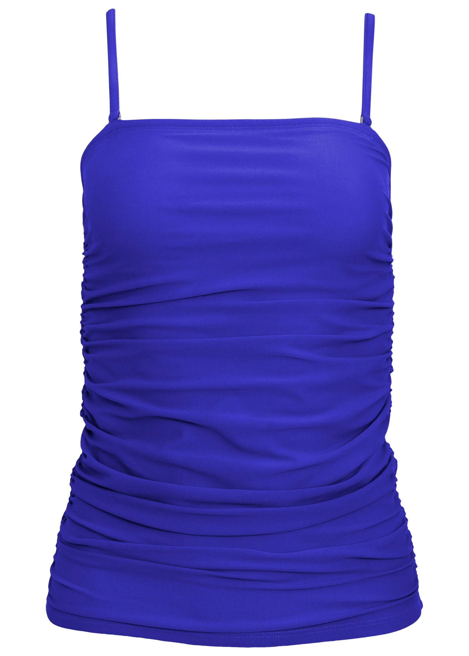 Slimming Bandeau Tankini - Cobalt Blue - Image 4