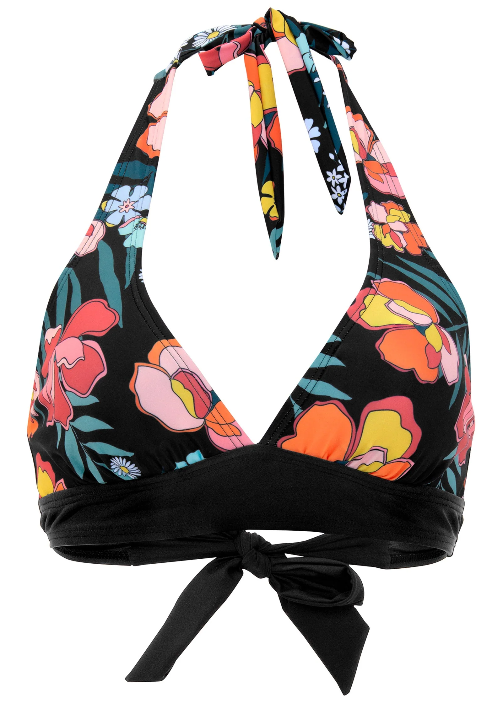 Anguilla Halter Bikini Top - Floral Delight - Image 4