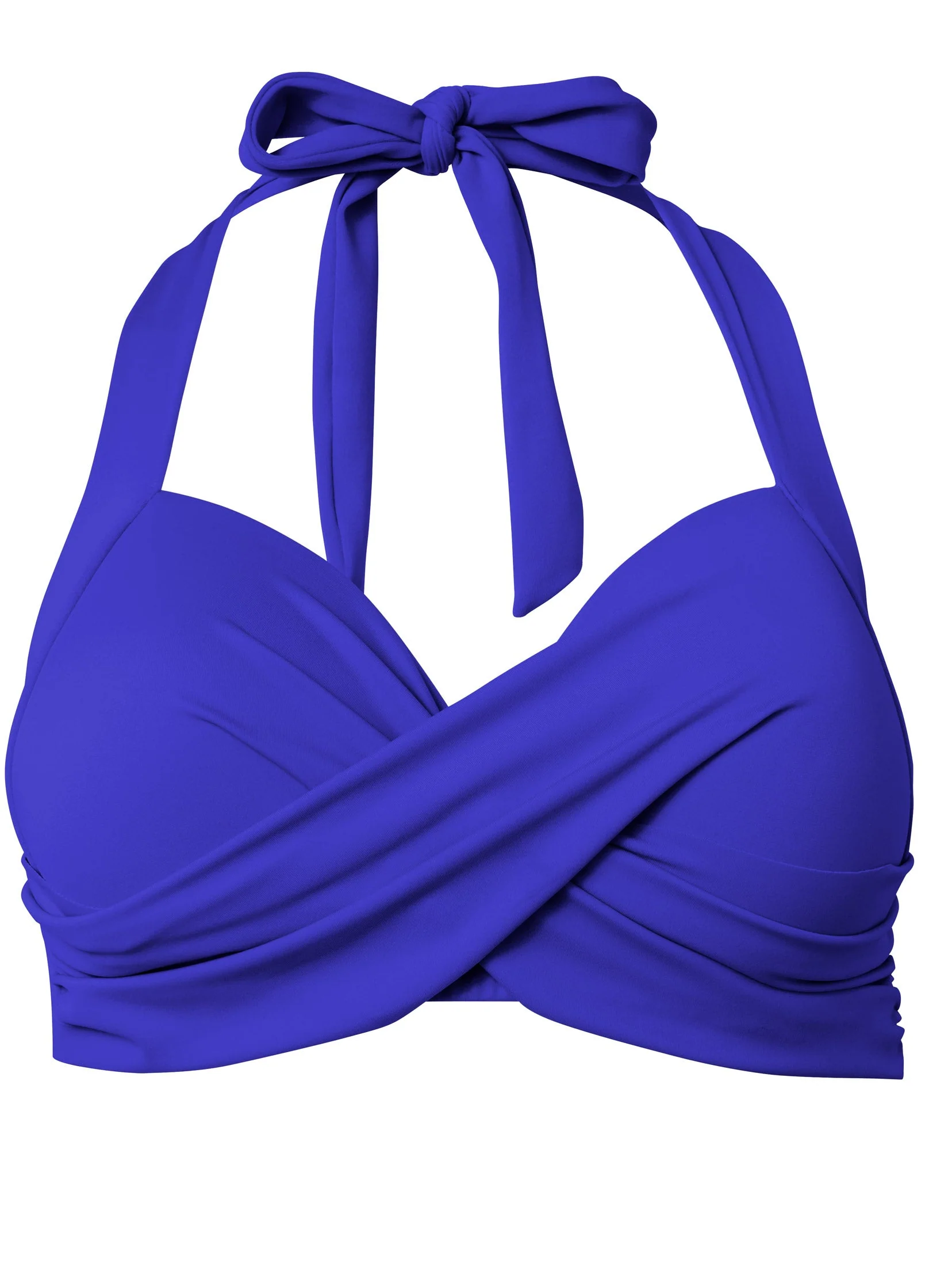 Lovely Lift Halter Push-Up Top - Cobalt Blue - Image 3