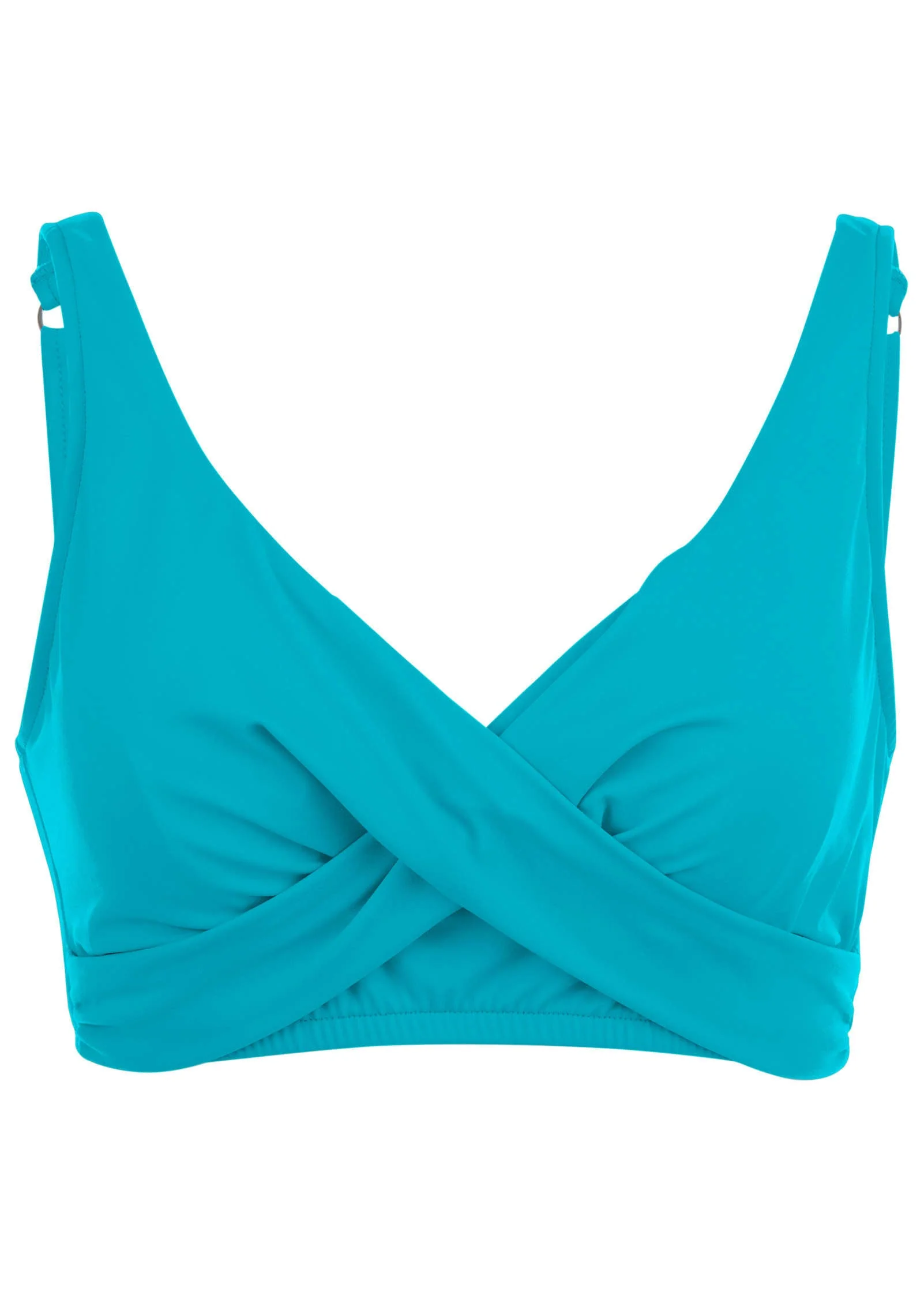 Lovely Lift Wrap Top - Aqua Reef - Image 4