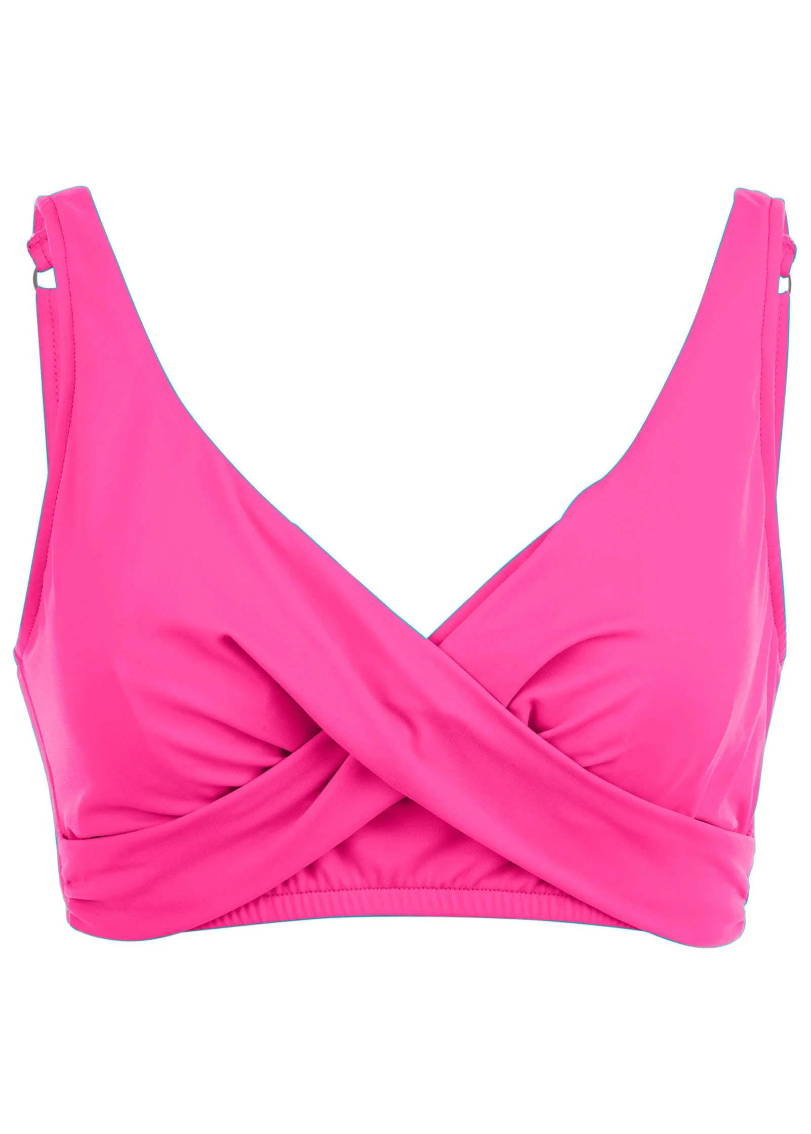 Lovely Lift Wrap Top - Hot Pink - Image 3