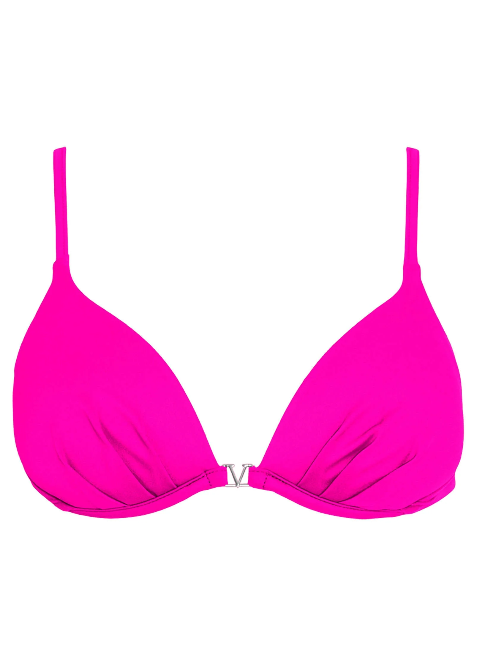 Push-Up Bikini Top - Electric Pink - Image 3