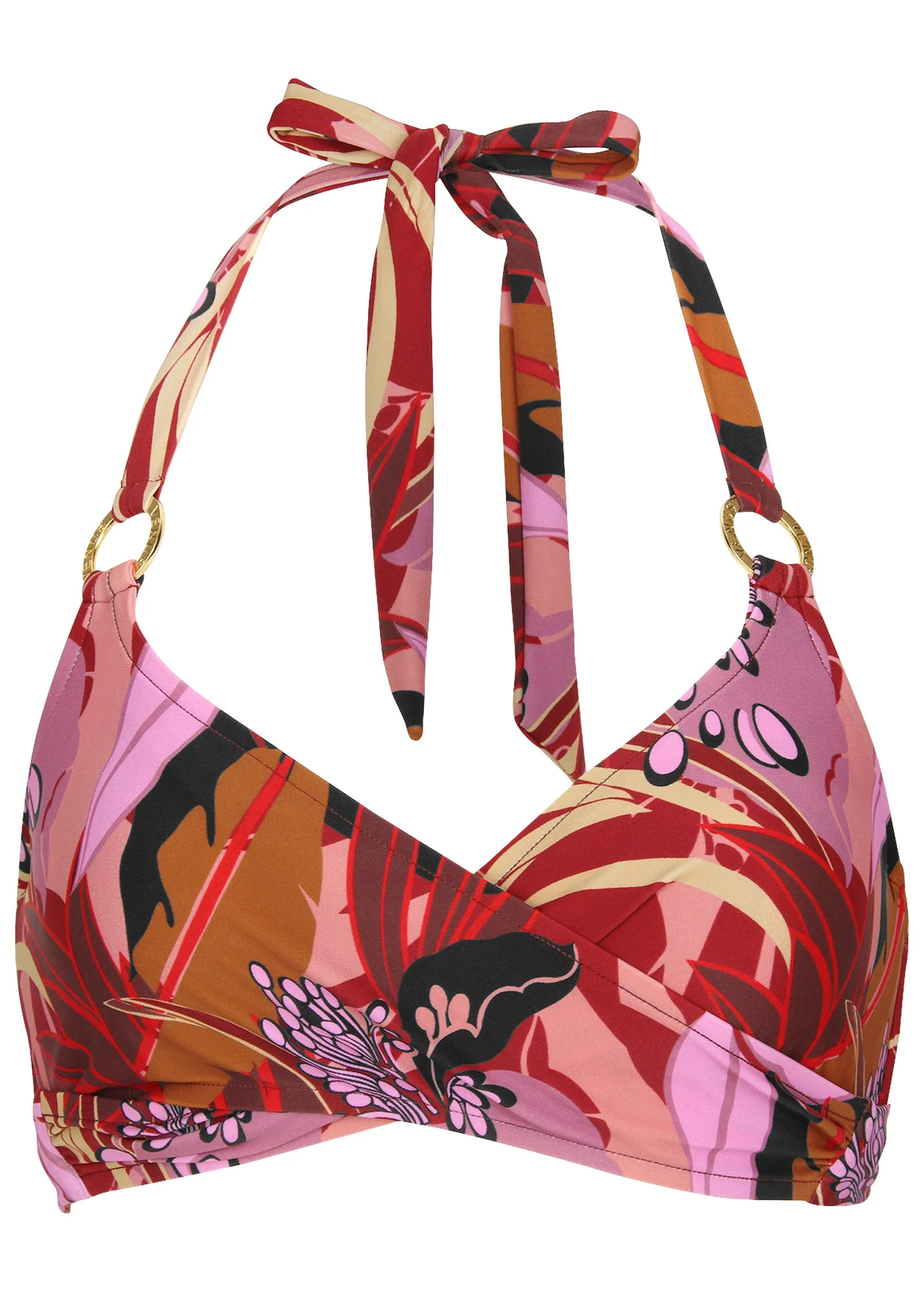 Laguna Wrap Underwire Top - Exotic Floral - Image 3
