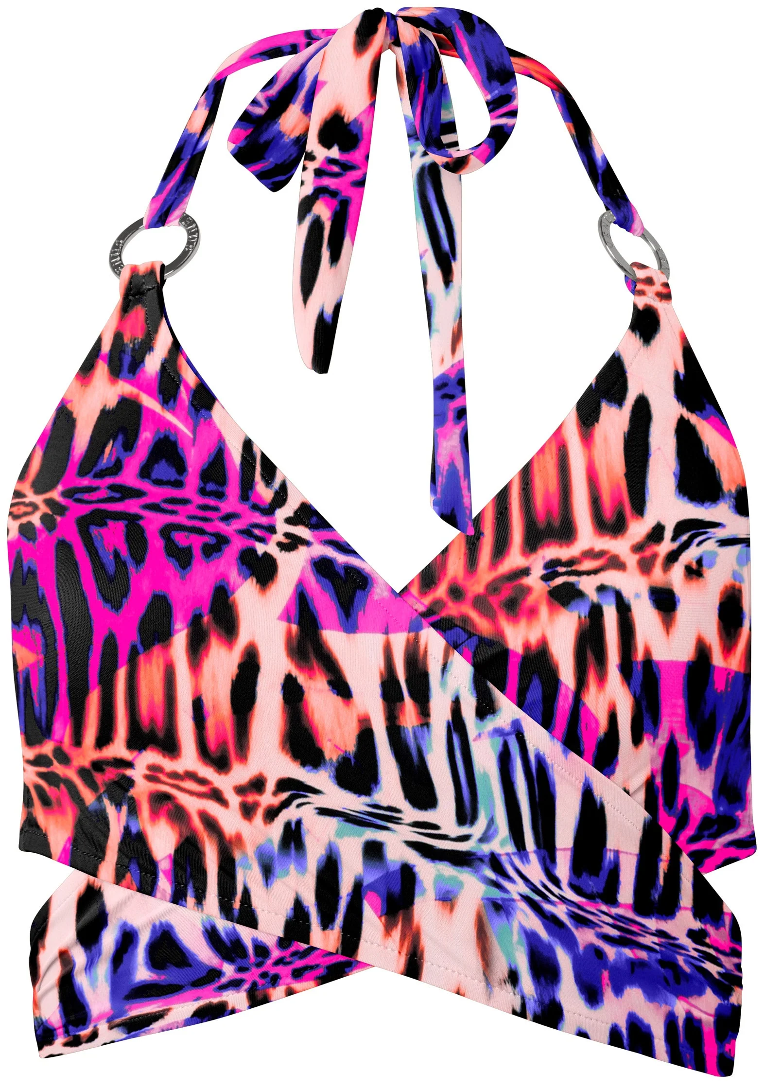 Laguna Wrap Underwire Top - Pink Panther - Image 3