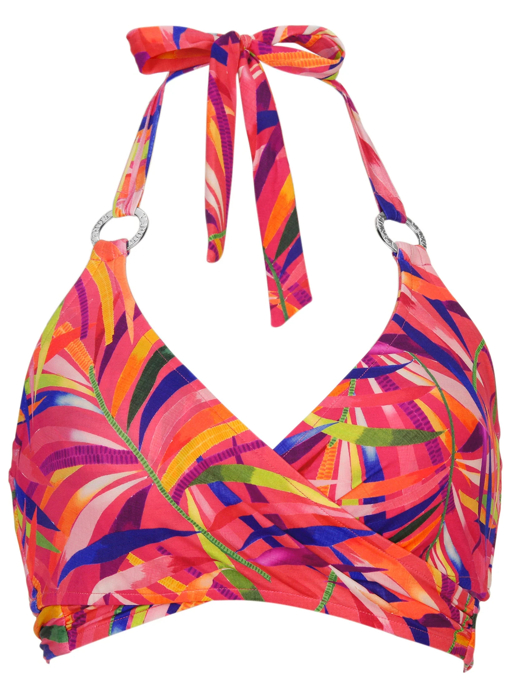 Laguna Wrap Underwire Top - Tropical Jungle - Image 3