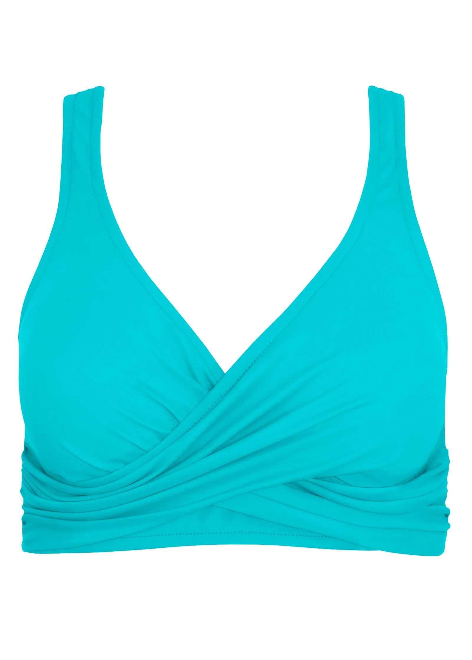 Lovely Lift Wrap Bikini Top - Aqua Reef - Image 3