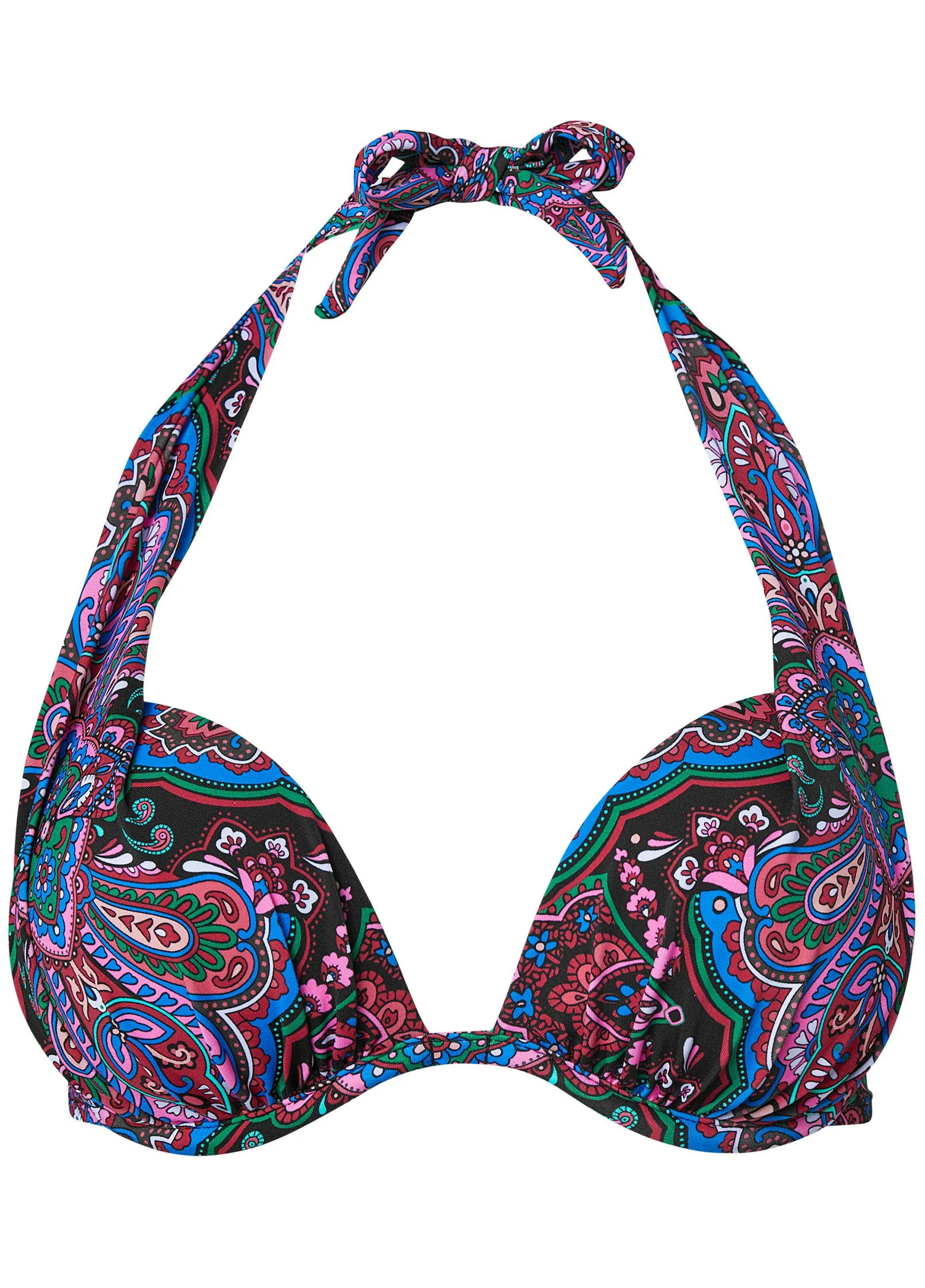 Marilyn Push-Up Bikini Top - Royal Medallion - Image 3