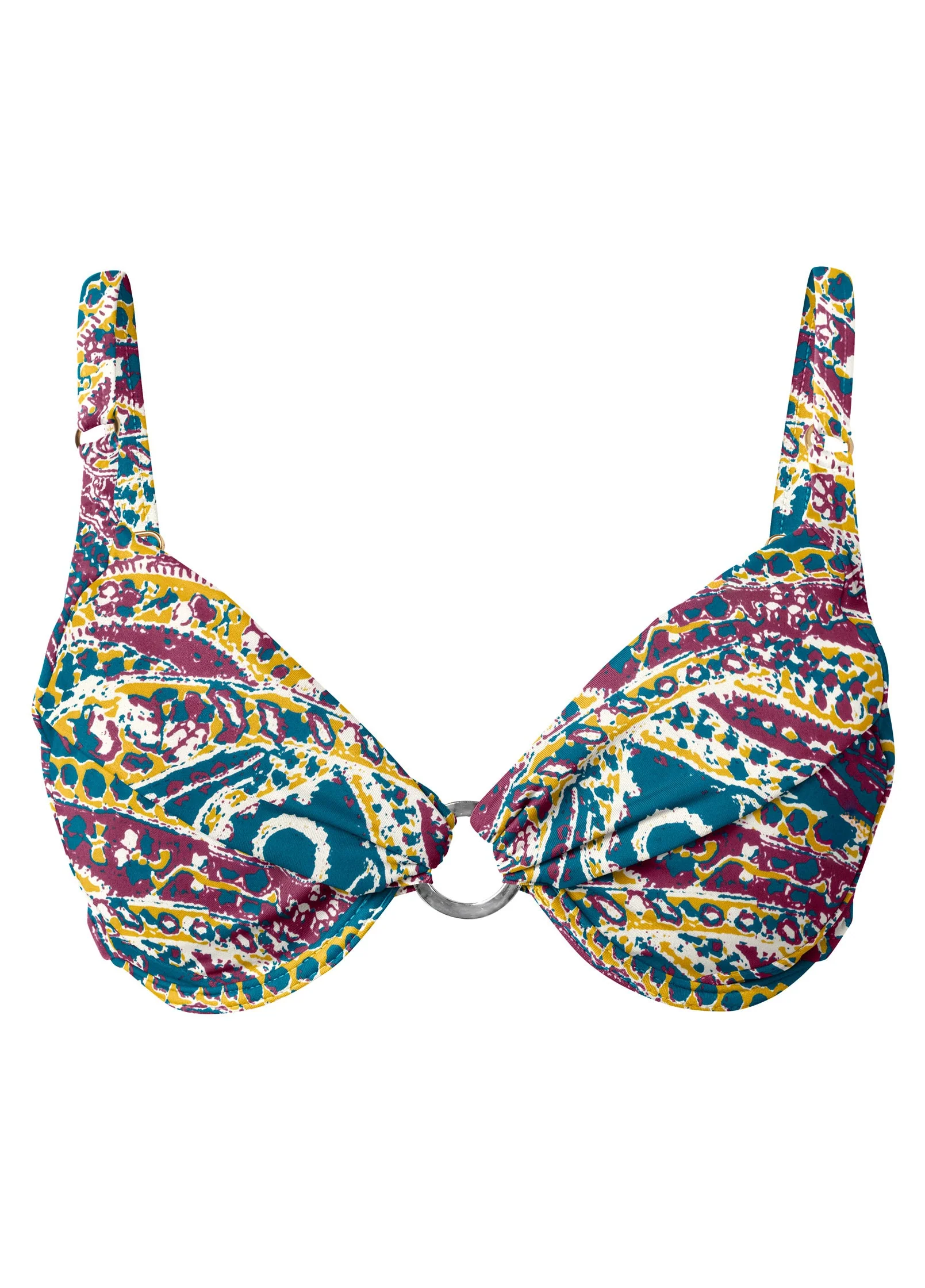 Sally Underwire Ring Top - Gypsy Paisley - Image 3