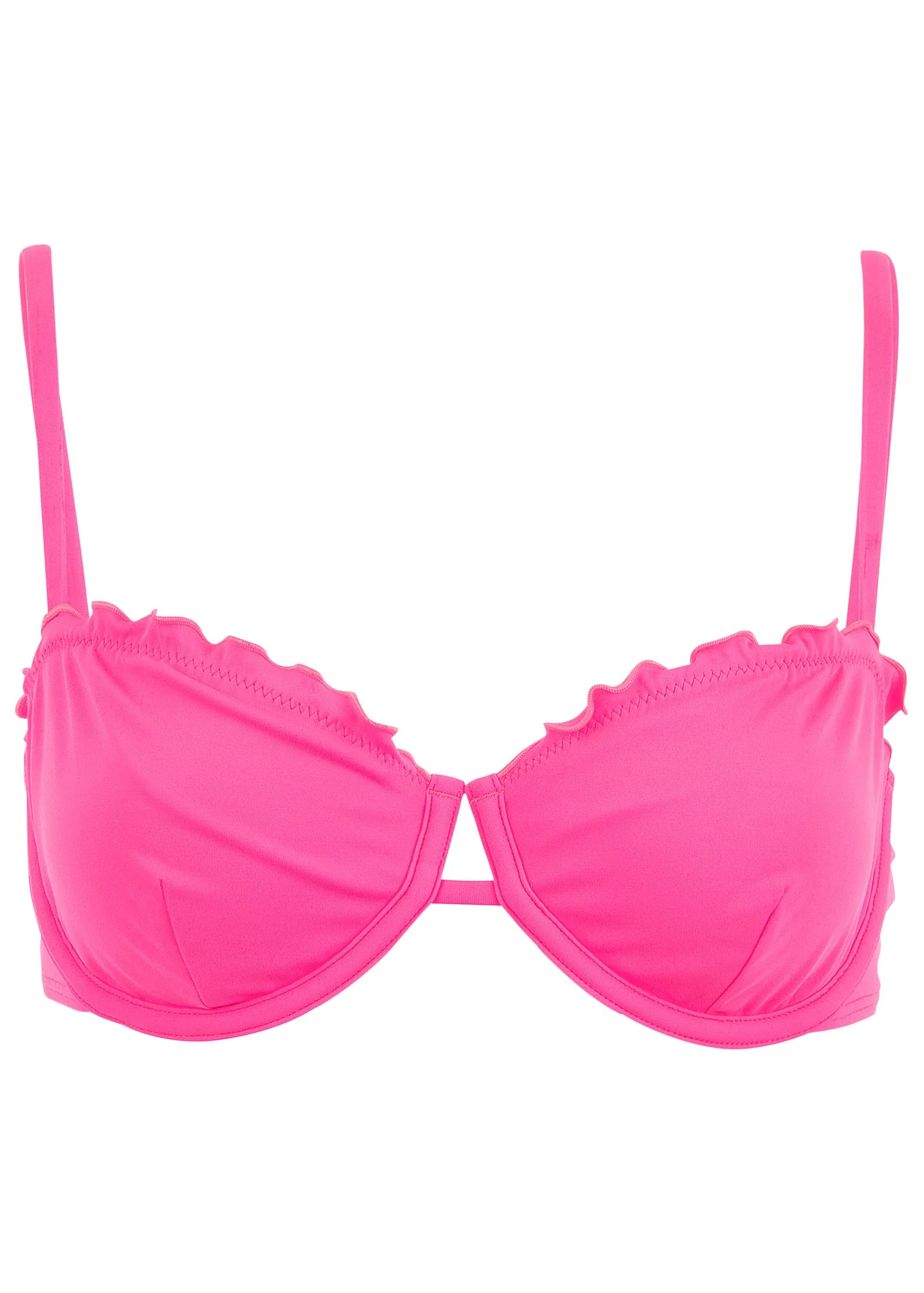 Bermuda Bikini Top - Hot Pink - Image 4