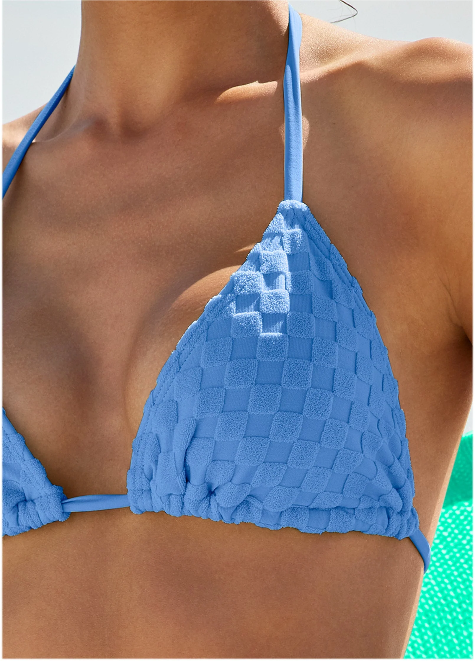 Softcheck Bahama Bikini Top - Blue - Image 3