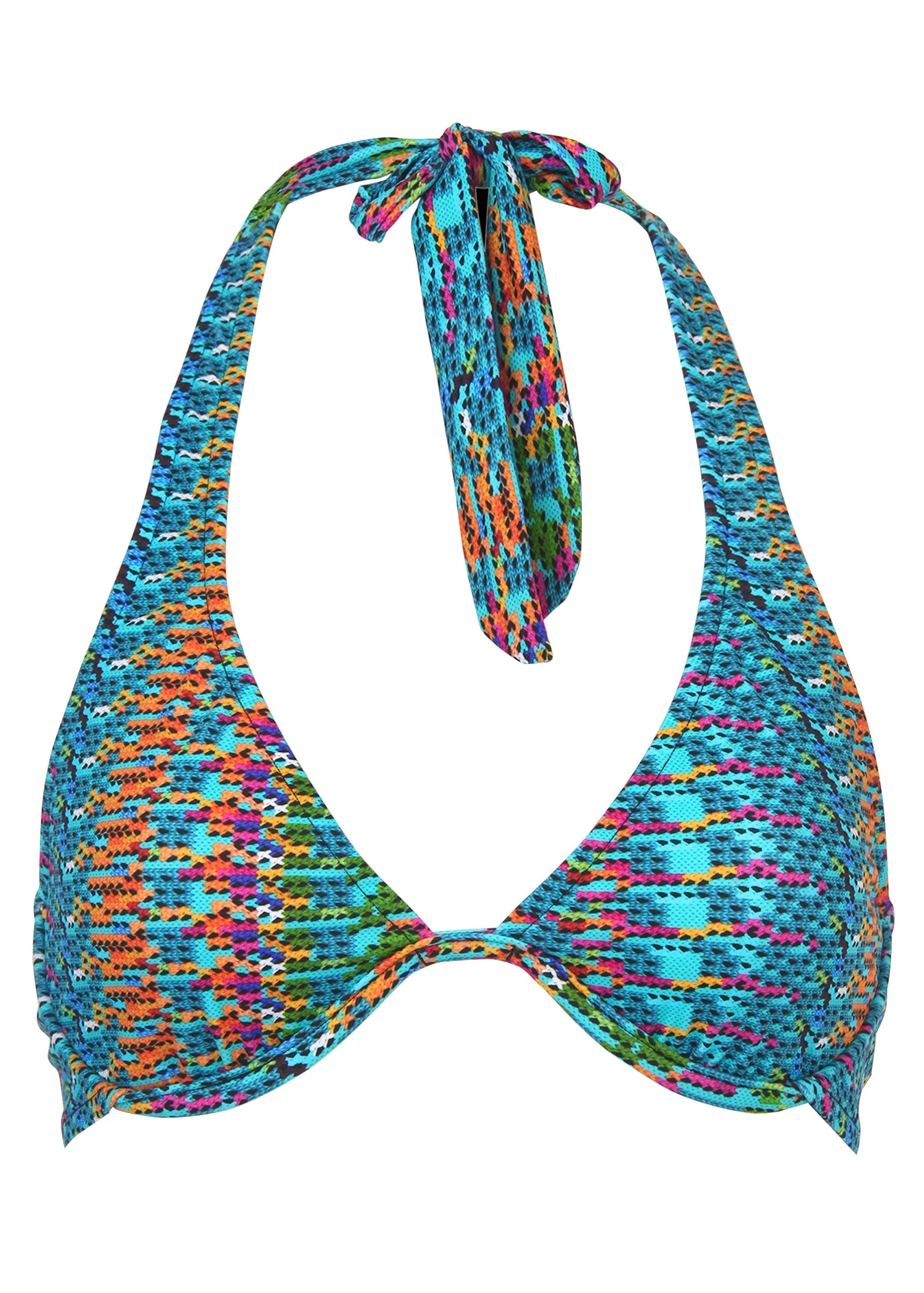 Belize Underwire Bikini Top - Fiesta Stripe - Image 3