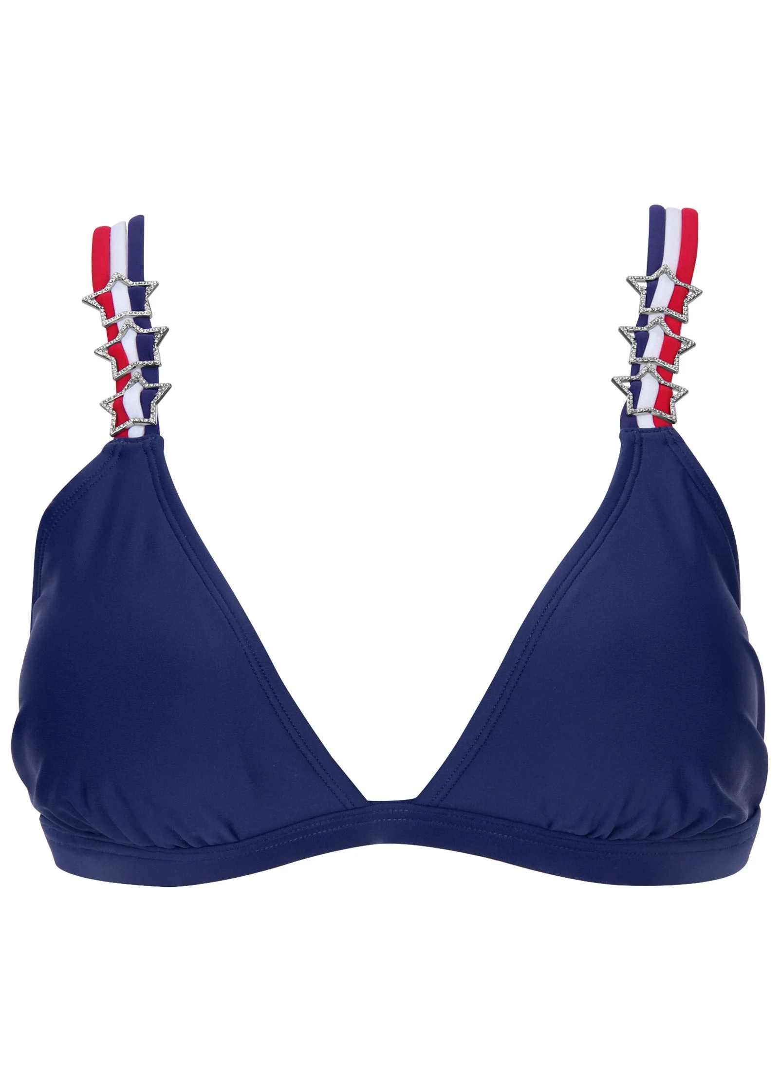 Star Trim Bikini Top - Ultramarine Blue - Image 4
