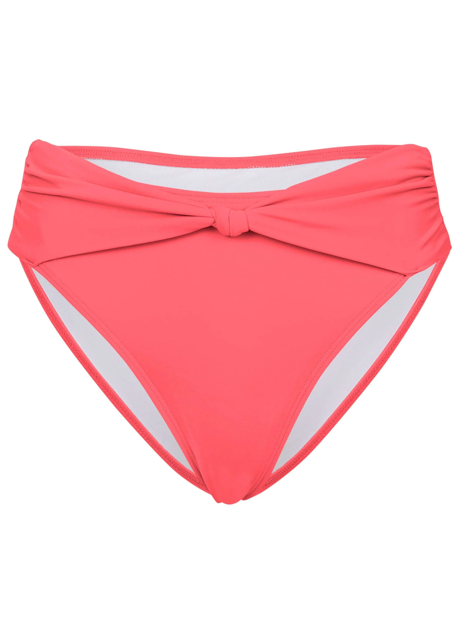 Knot Detail Bikini Bottom - Ocean Coral - Image 4