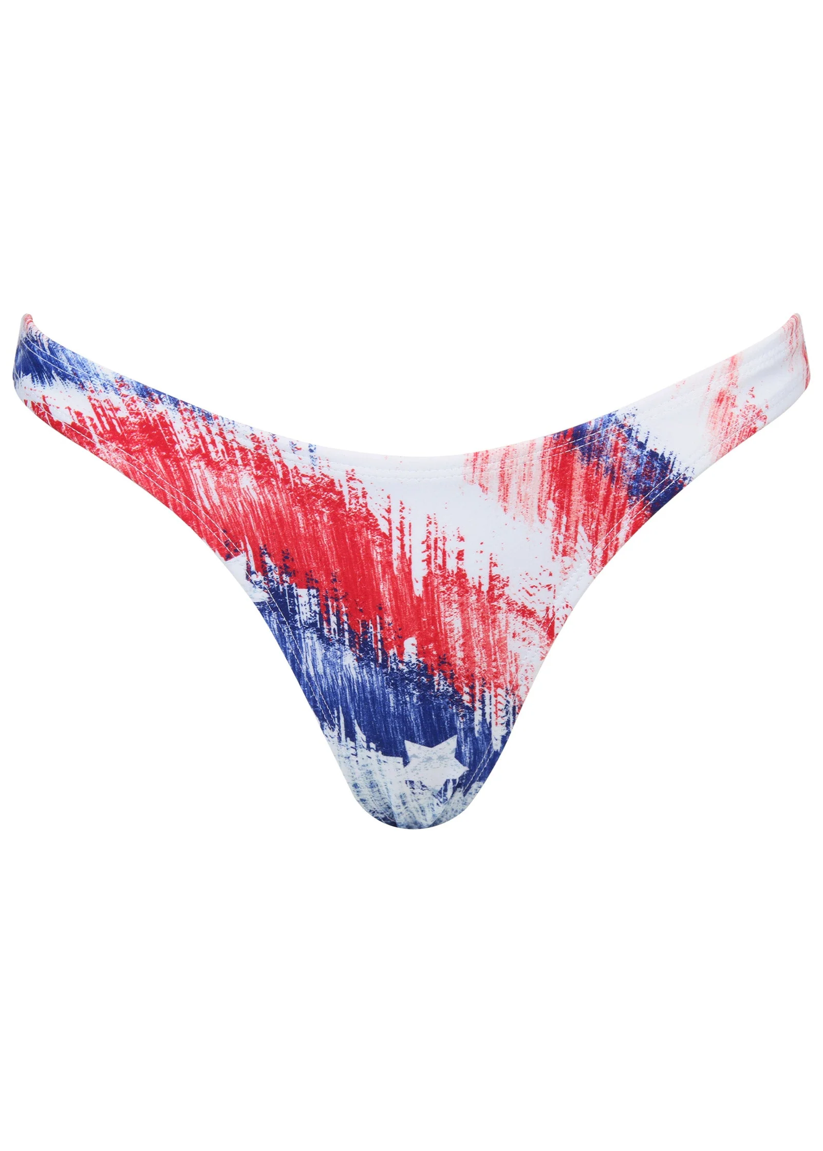 Malibu Cheeky Bikini Bottom - Boardwalk Flag Small - Image 3