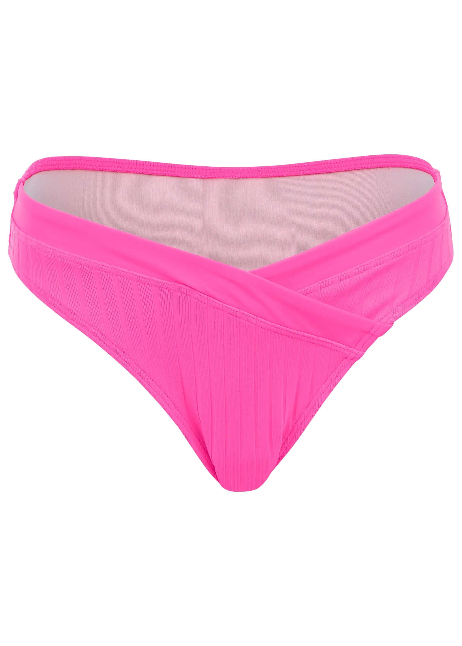 Superrib Havana Midi Bottom - Hot Pink - Image 4