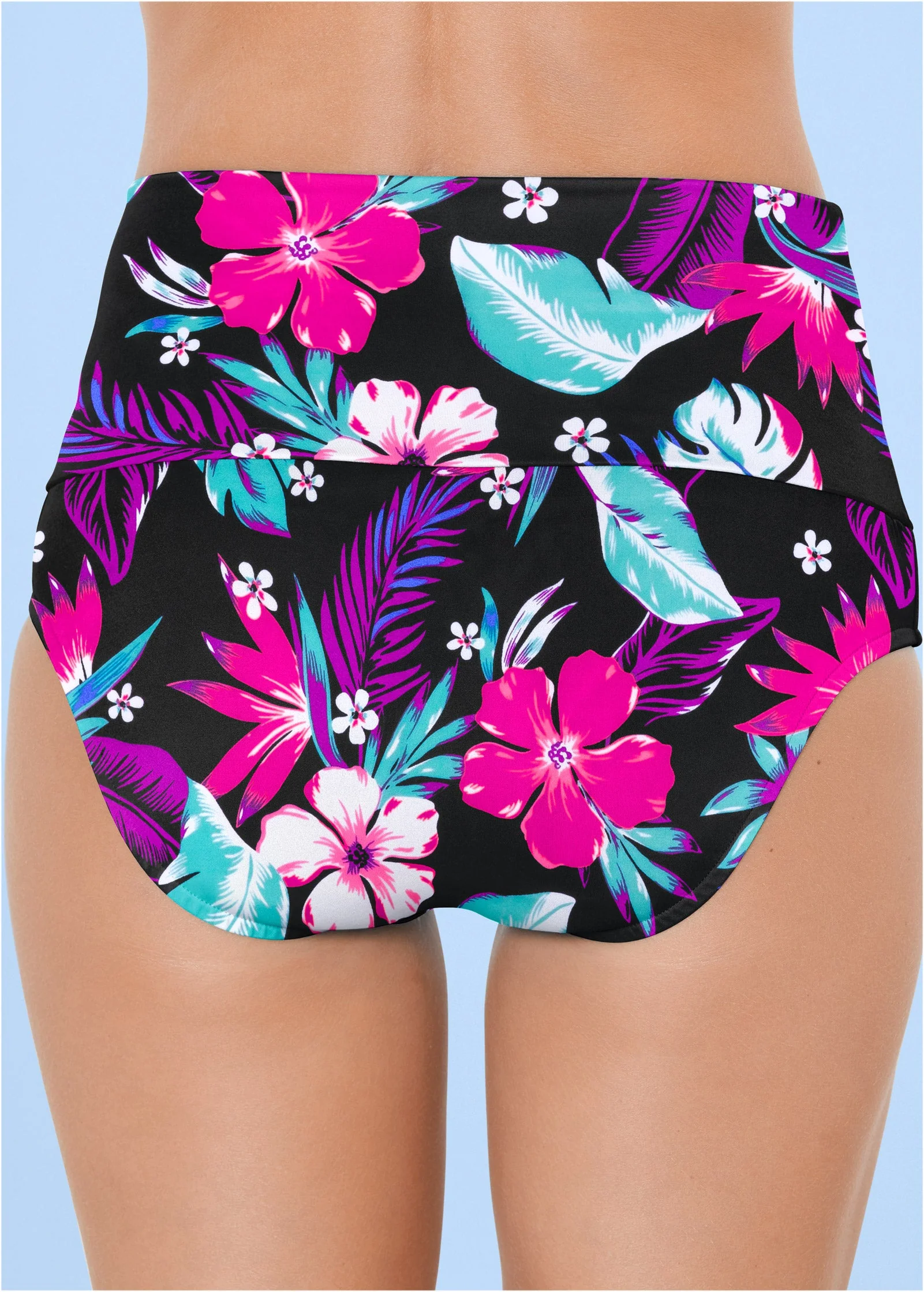 Leila High-Waist Bottom - Neon Tropical - Image 5