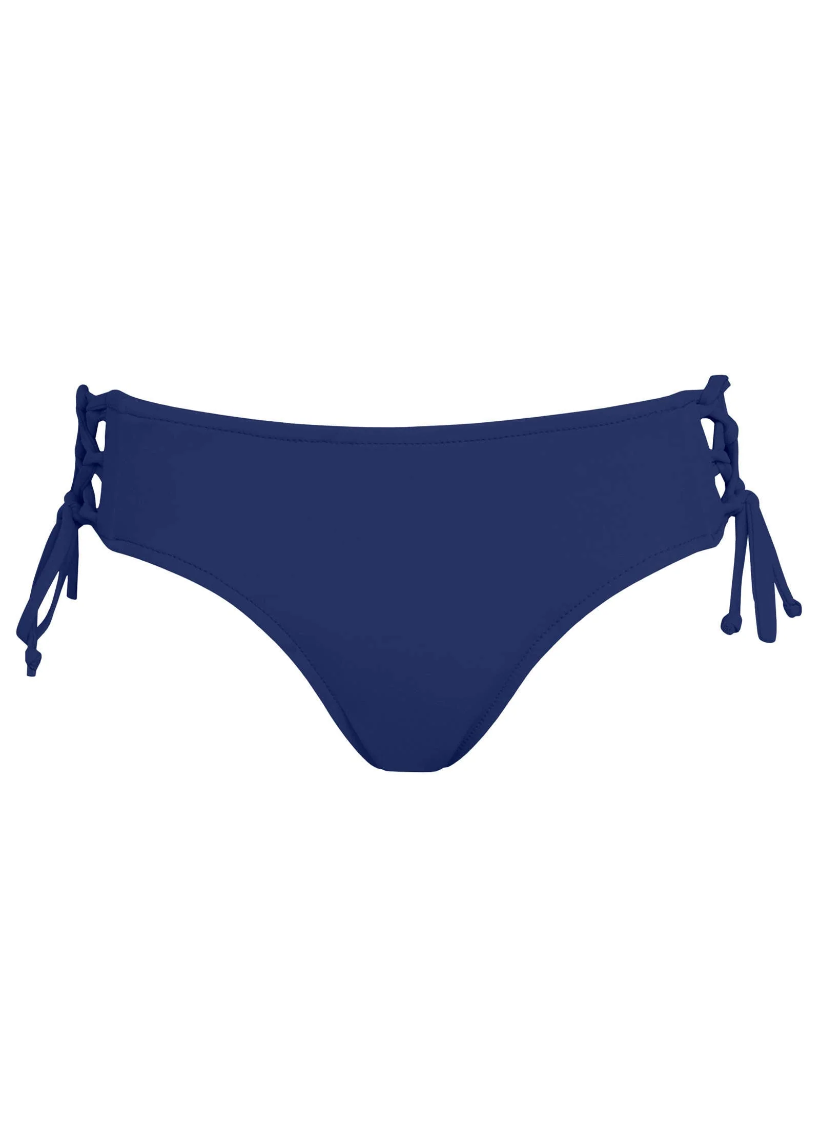 Lattice Side Bikini Bottom - Navy Blue - Image 3
