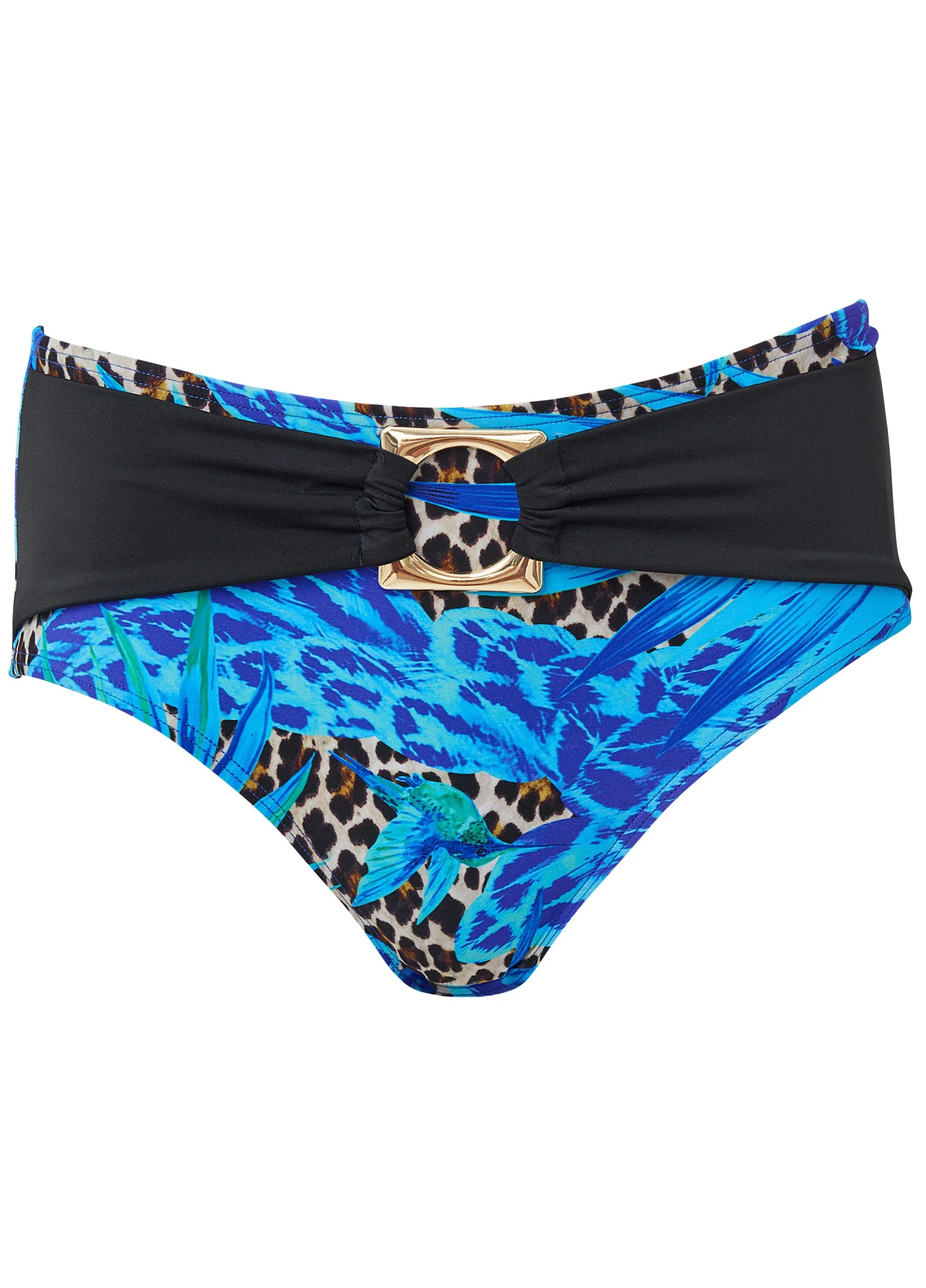 Square Ring Bikini Bottom - Jungle Canopy - Image 4