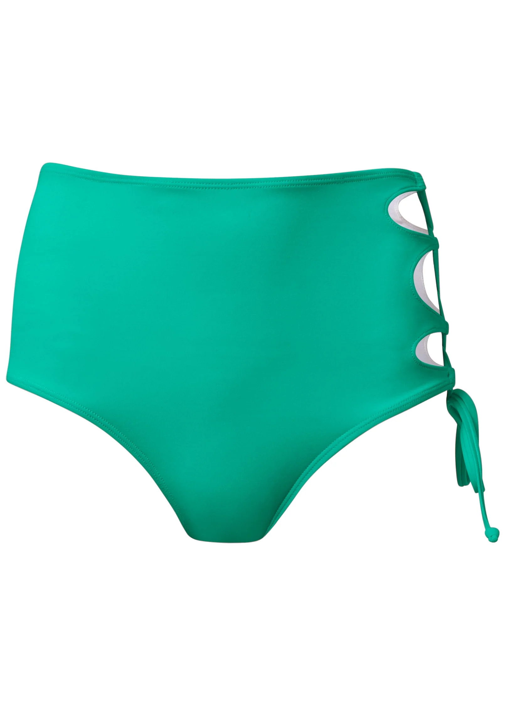Lace-Up Strappy Bottom - Royal Green - Image 5