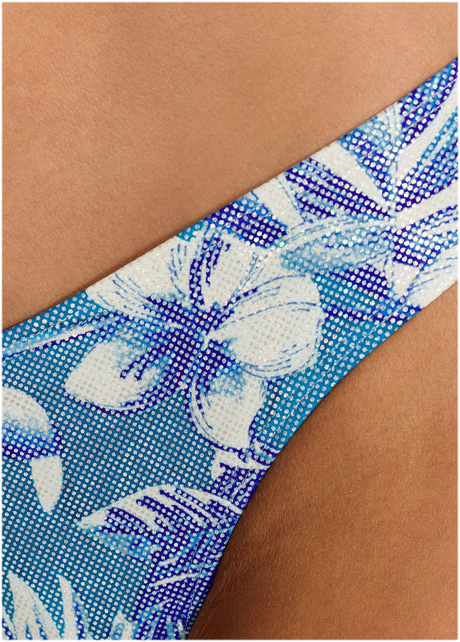 Shine Bali Moderate Bottom - Denim Botanical - Image 3