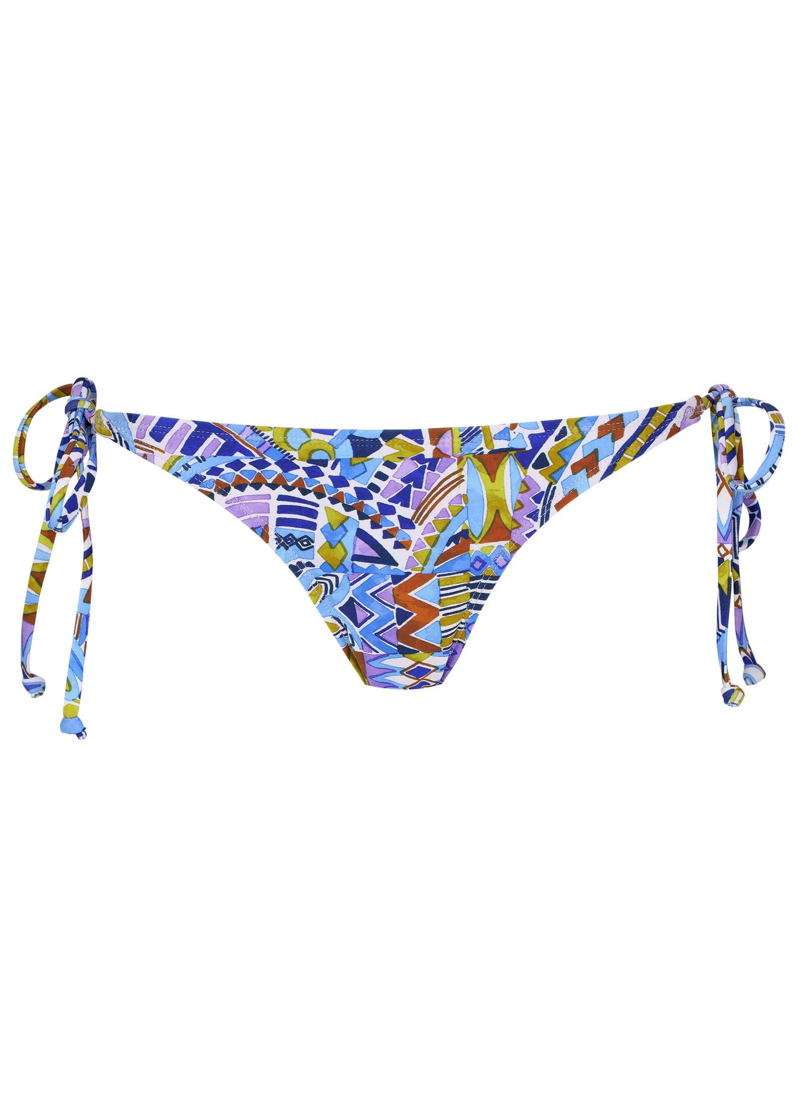 Miami Tie Side Moderate Bottom - Aztec Patchwork - Image 3