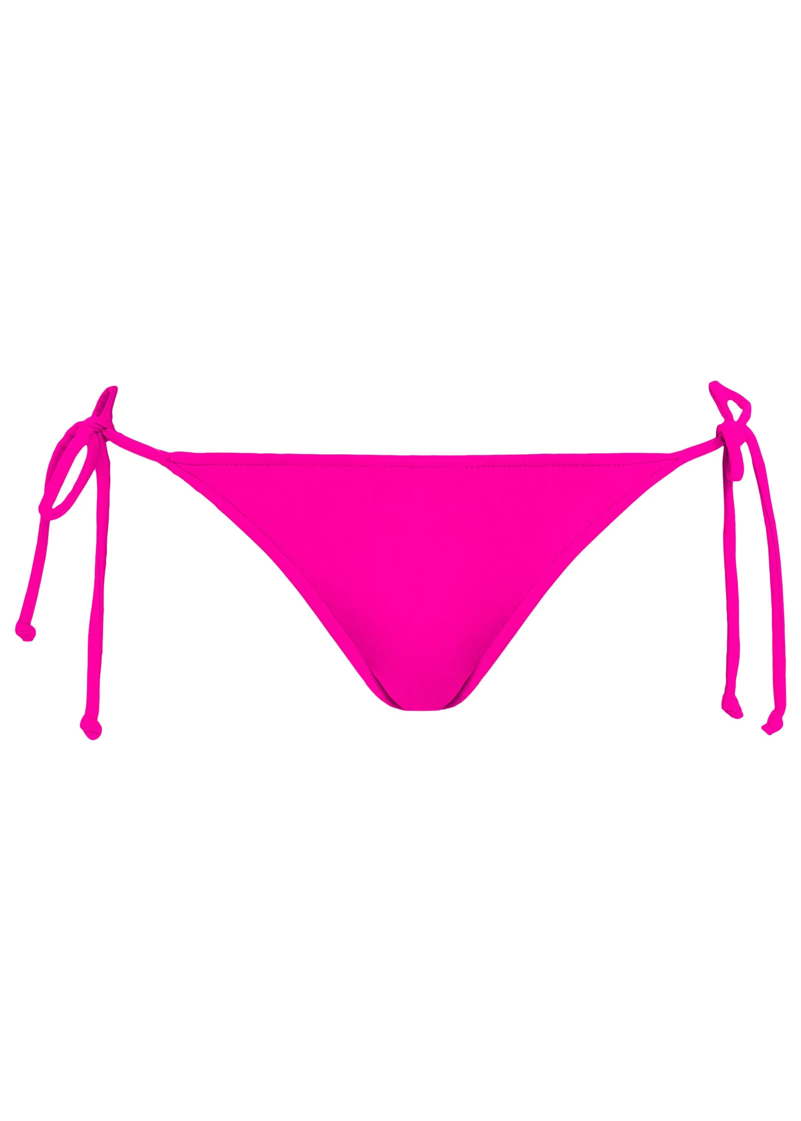 Miami Tie Side Moderate Bottom - Electric Pink - Image 3