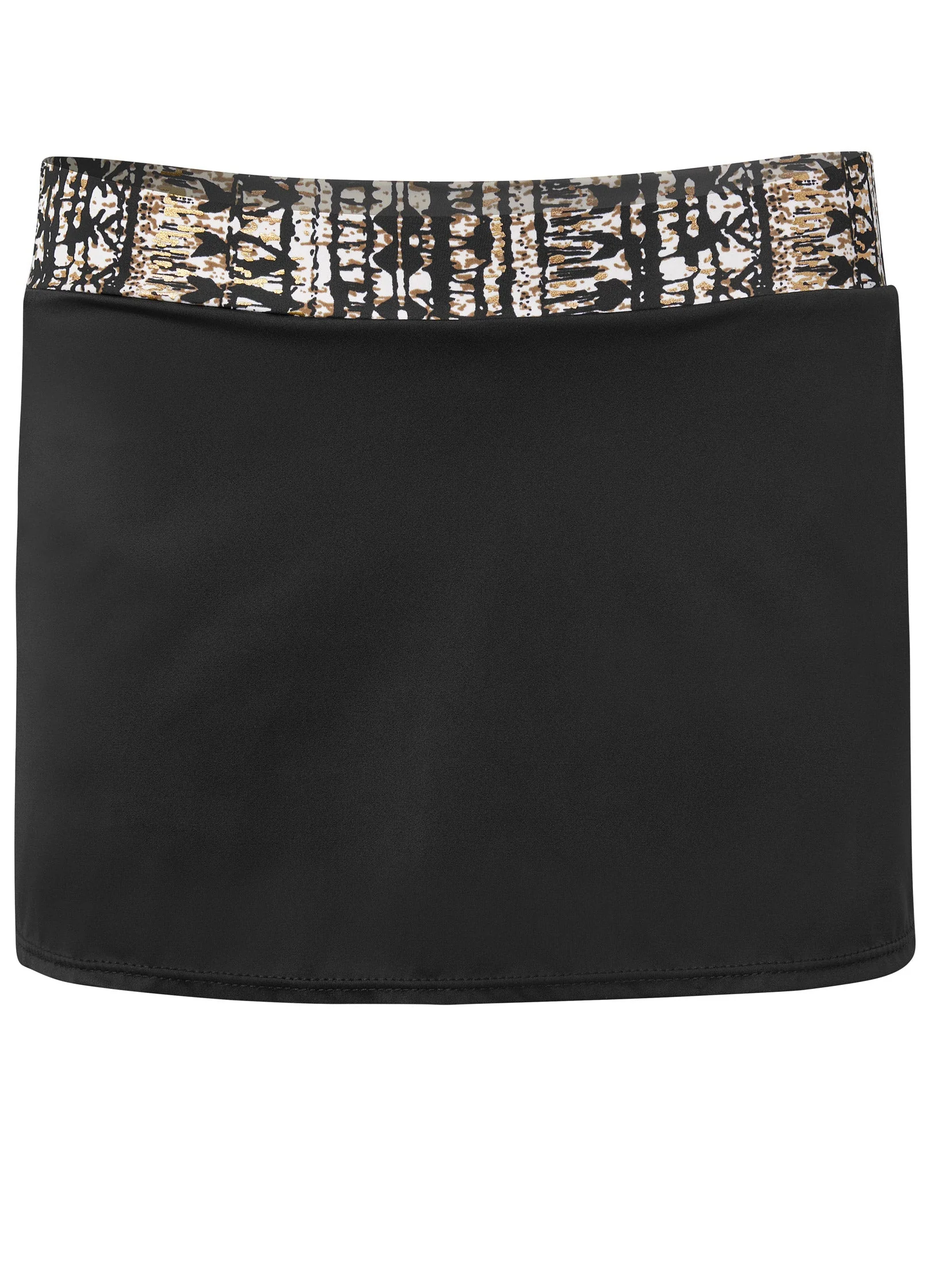 Aruba Swim Bikini Skirt - Golden Stripes - Image 2