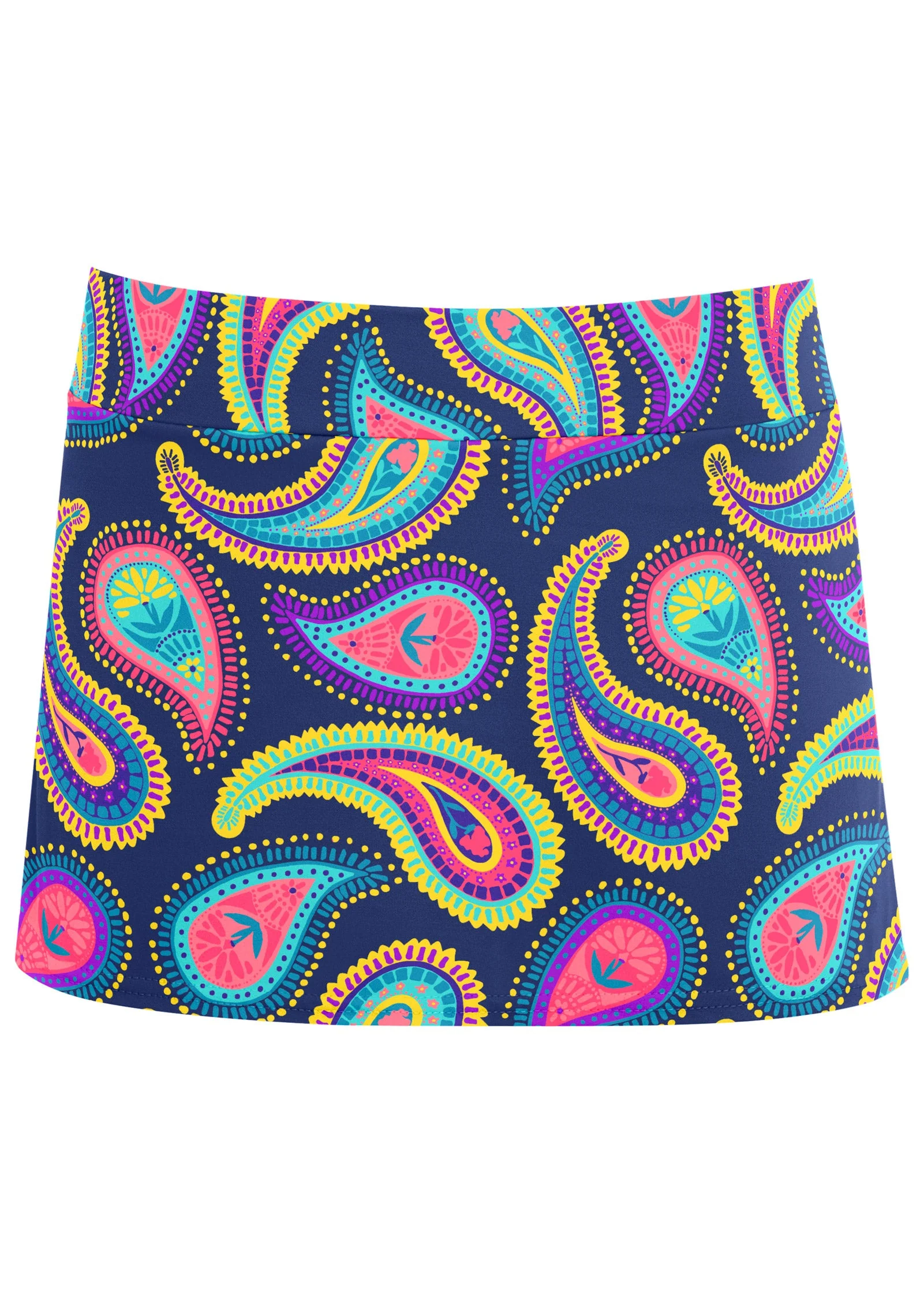 Aruba Swim Bikini Skirt - Festive Paisley - Image 3