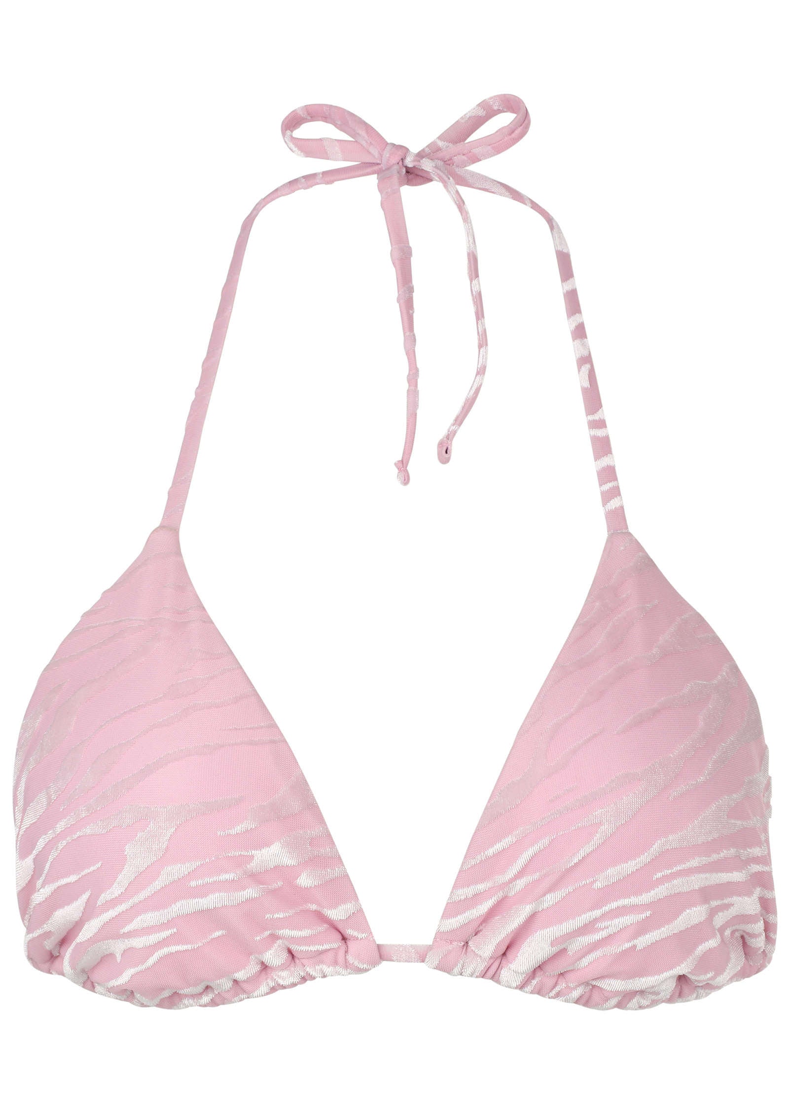 Jungle Velvet Bahamas Triangle Top - Bleached Mauve - Image 3