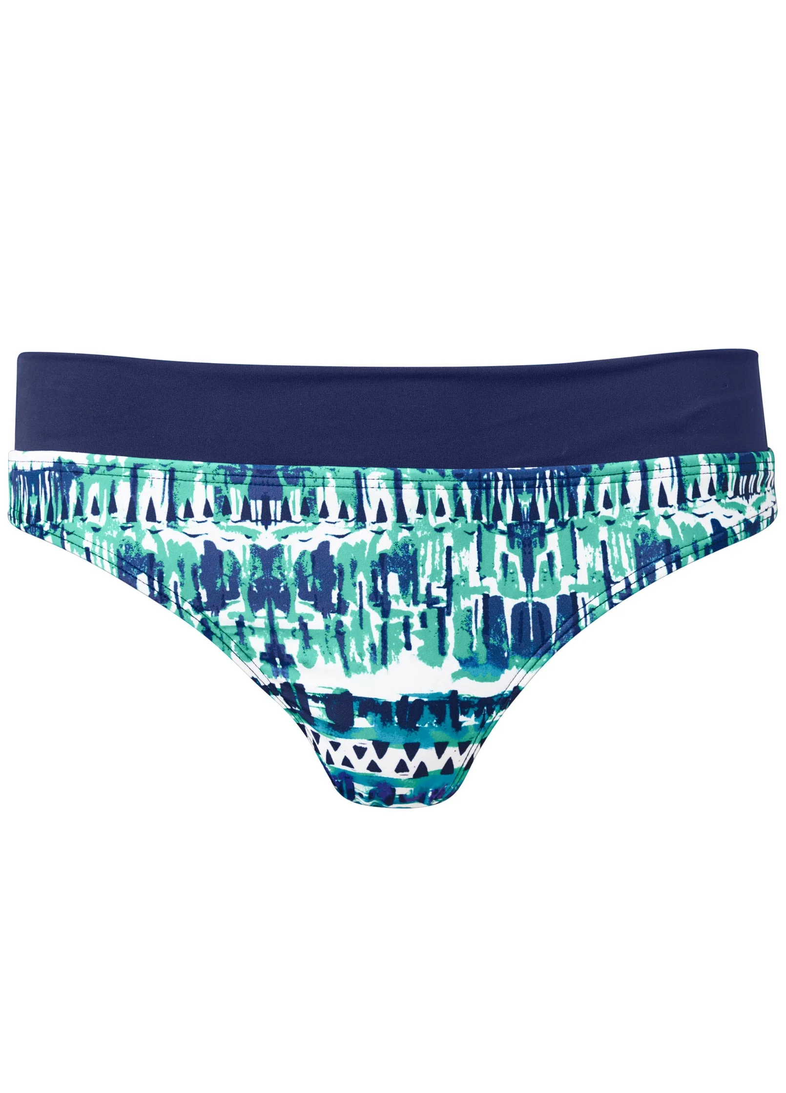 Fold Waist Bikini Bottom - Beach Cove - Image 3