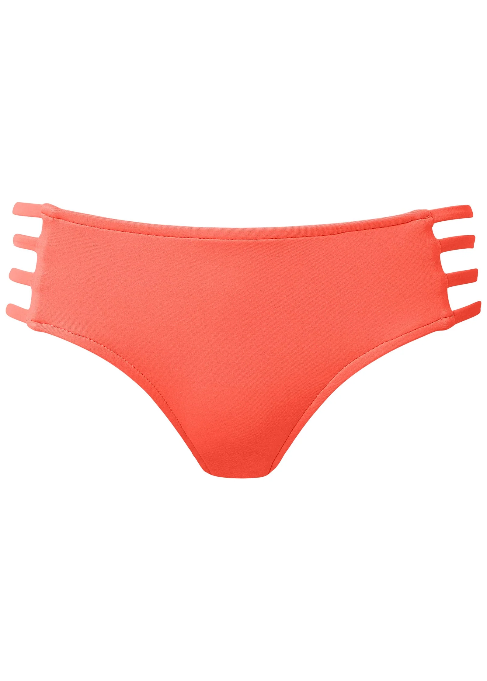 Strappy Mid-Rise Bottom - Coral Crush - Image 4