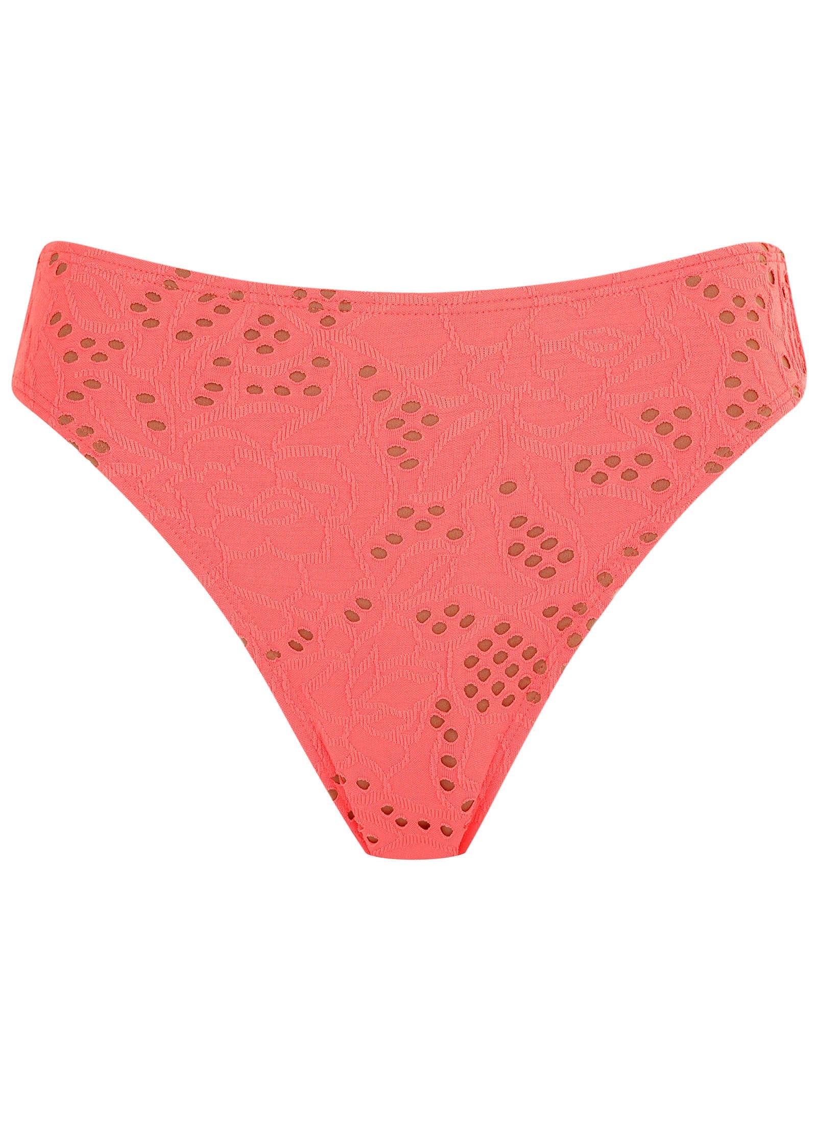 Lace Fiji Moderate Bottom - Coral - Image 3