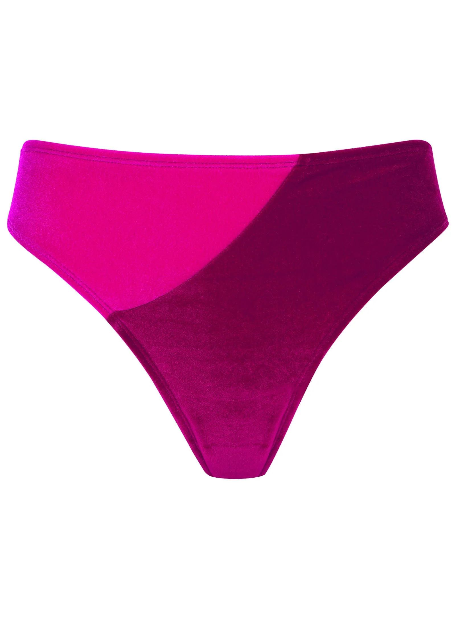 Velvet Fiji Bikini Bottom - Pink Crush - Image 3