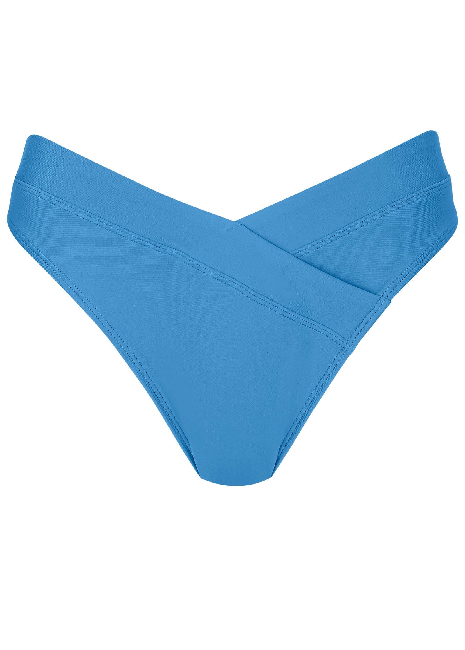 Havana Midi Bikini Bottom - Azure Blue - Image 3