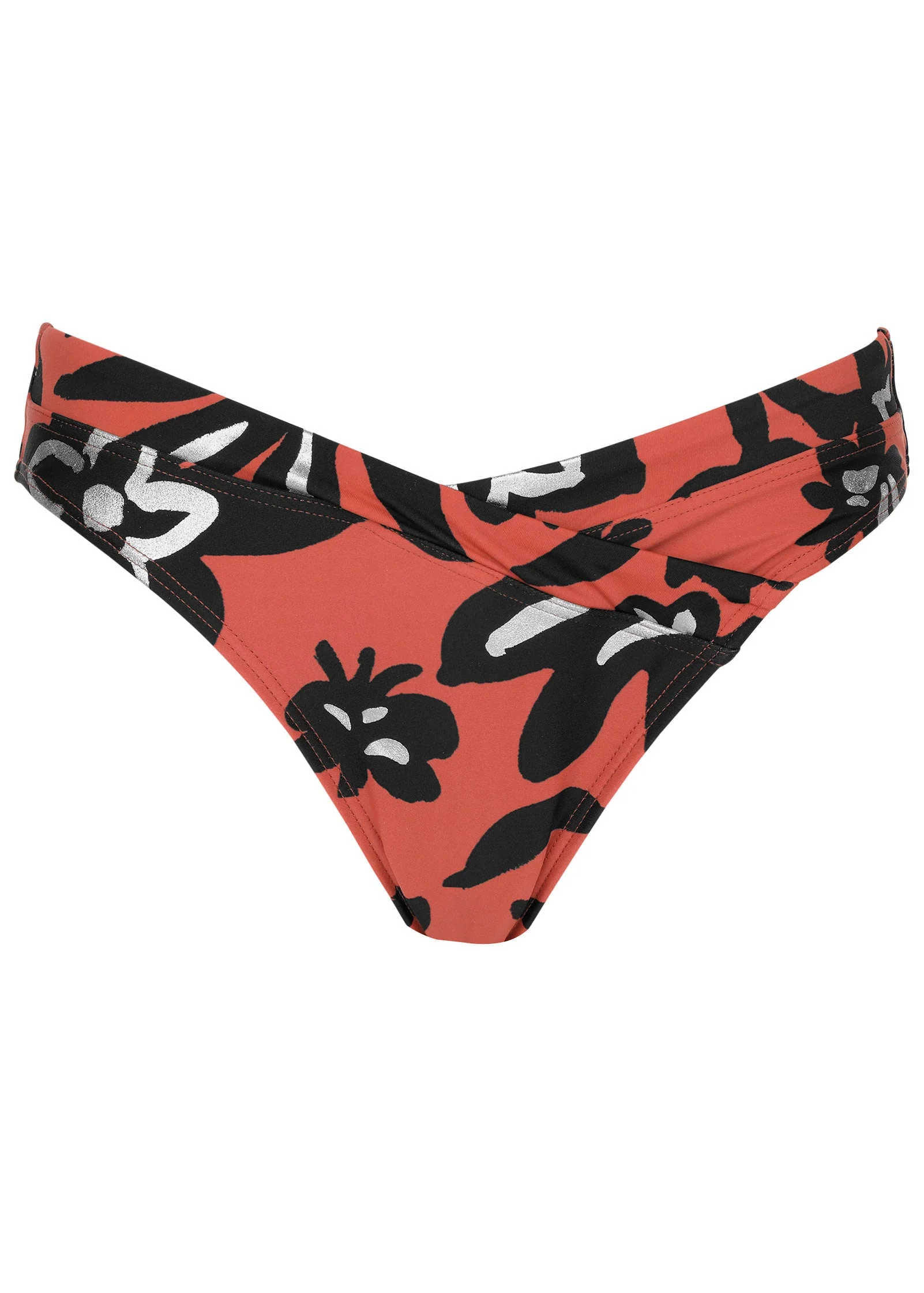 Shine Havana Midi Bottom - Foiled Painterly Floral - Image 4
