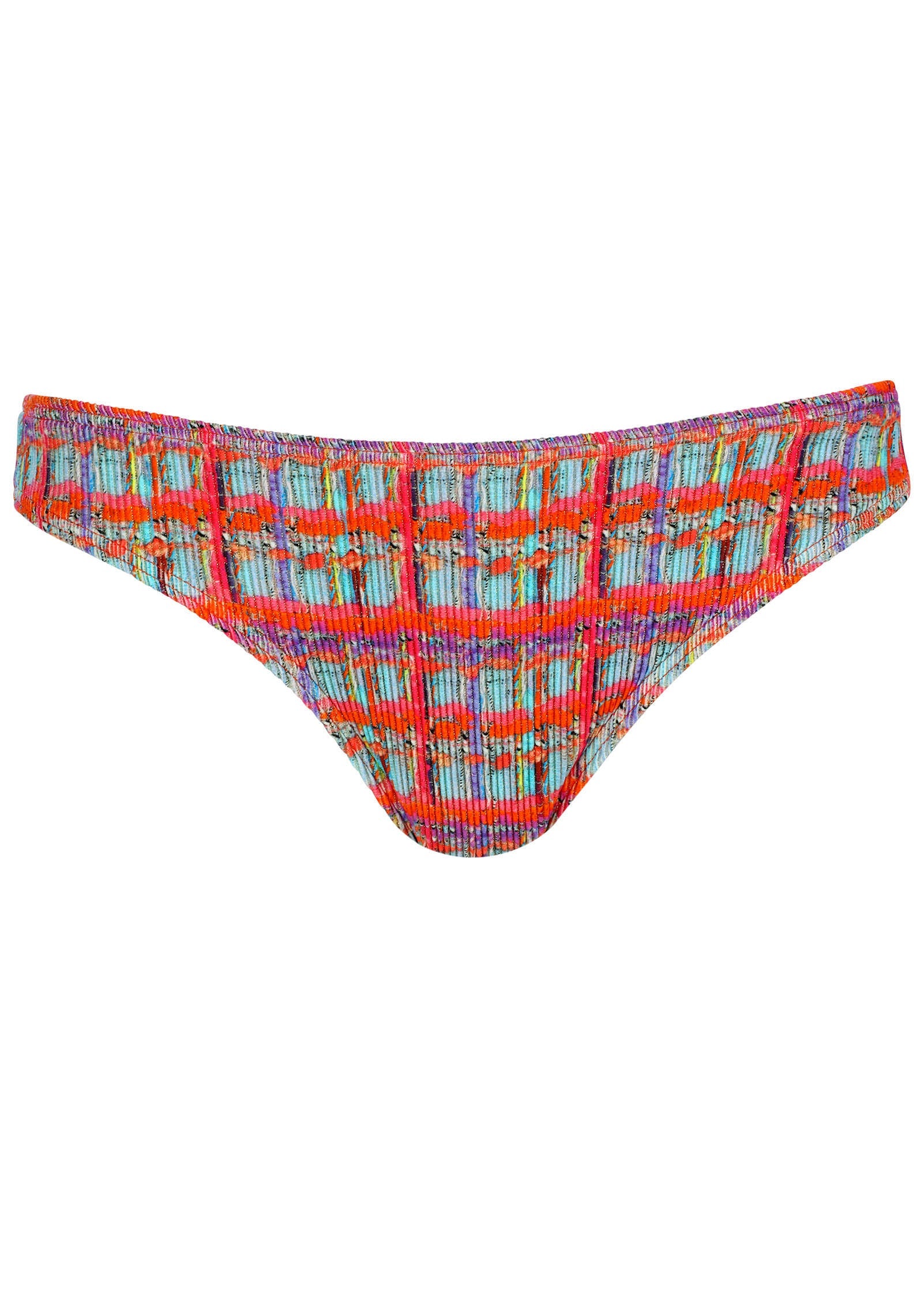 Lurex Rib Bali Moderate Bottom - Tweedy Plaid - Image 4