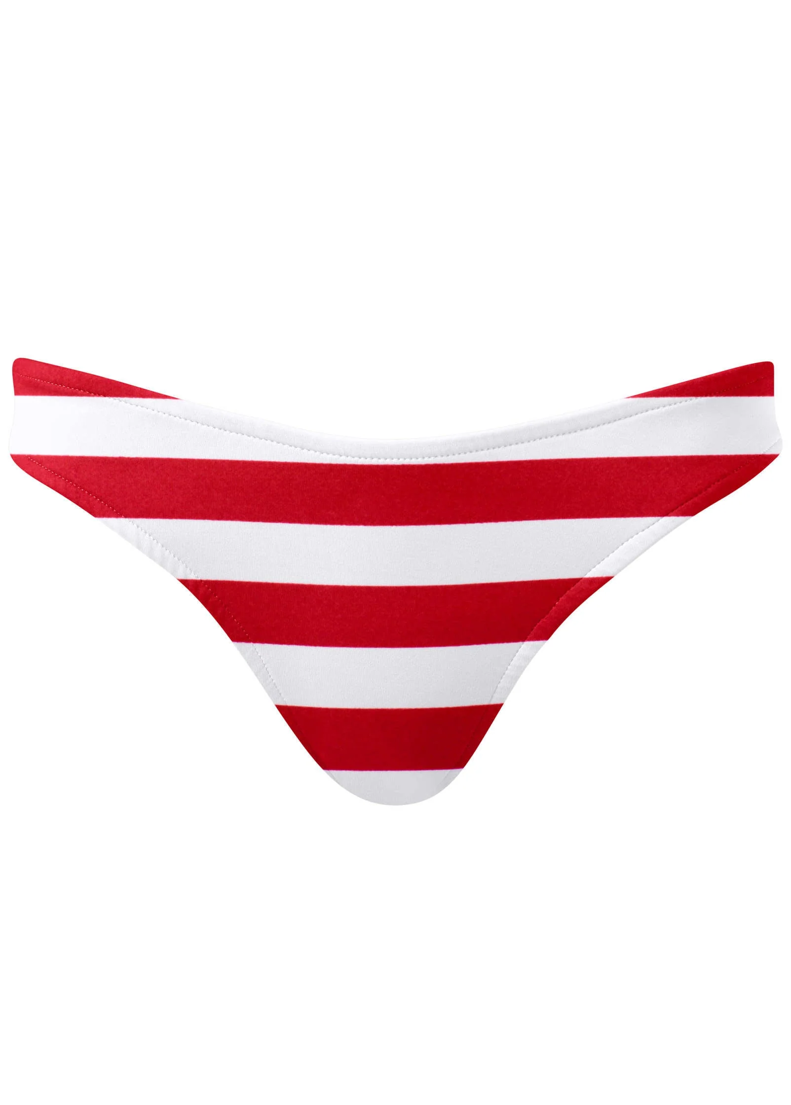 Bali Moderate Bottom - Red & White Stripe - Image 3