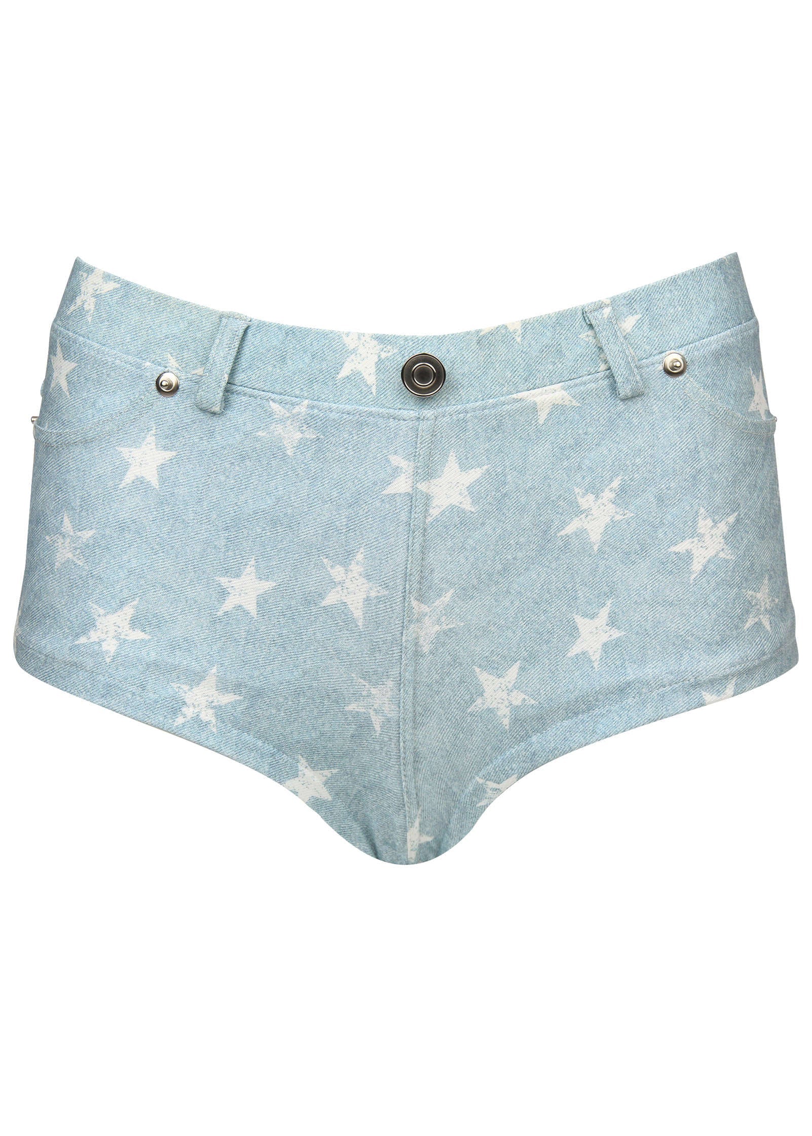 Denim Swim Bikini Short - Denim Star - Image 3