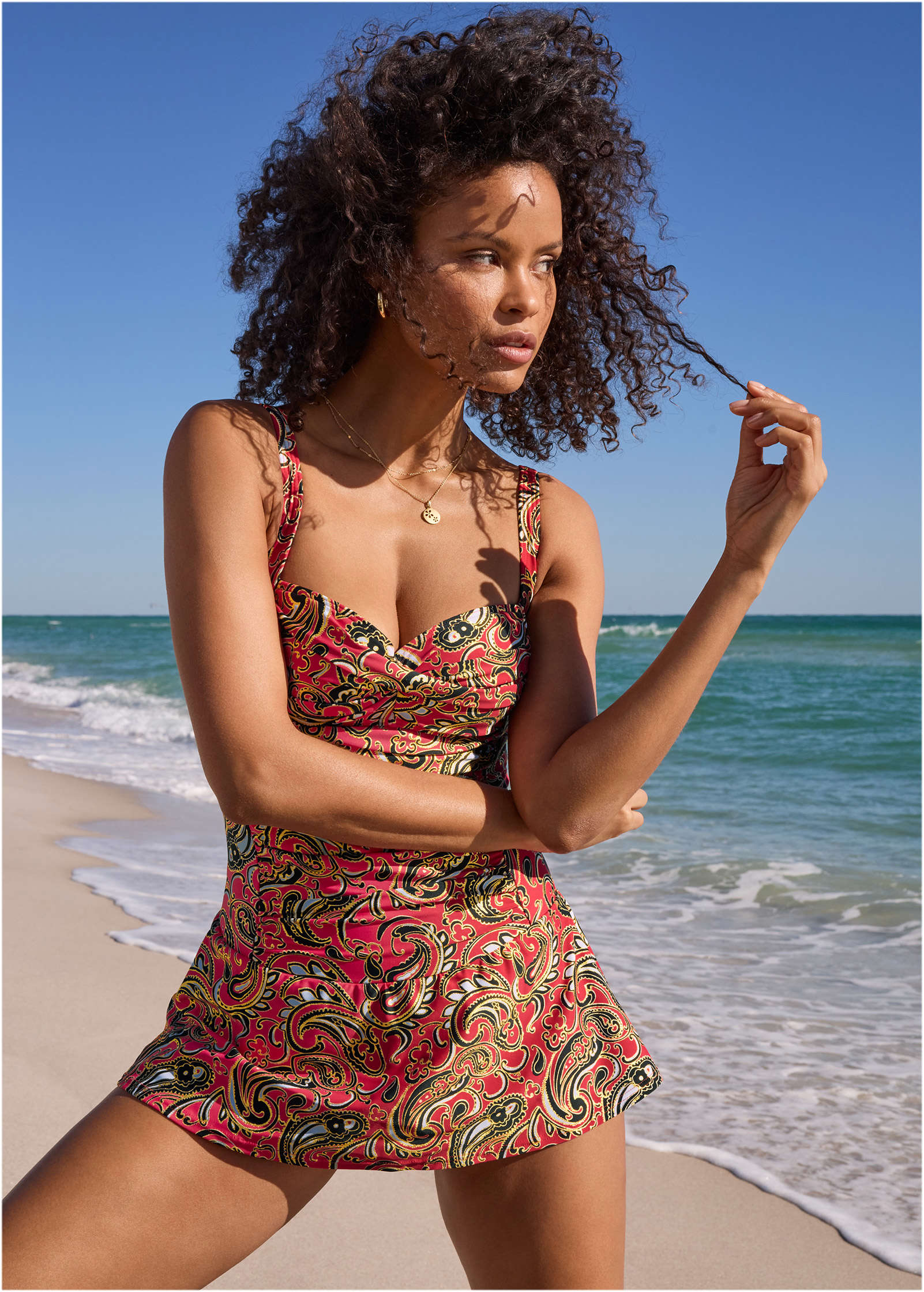 St Tropez Slimming Swim - Splendid Paisley