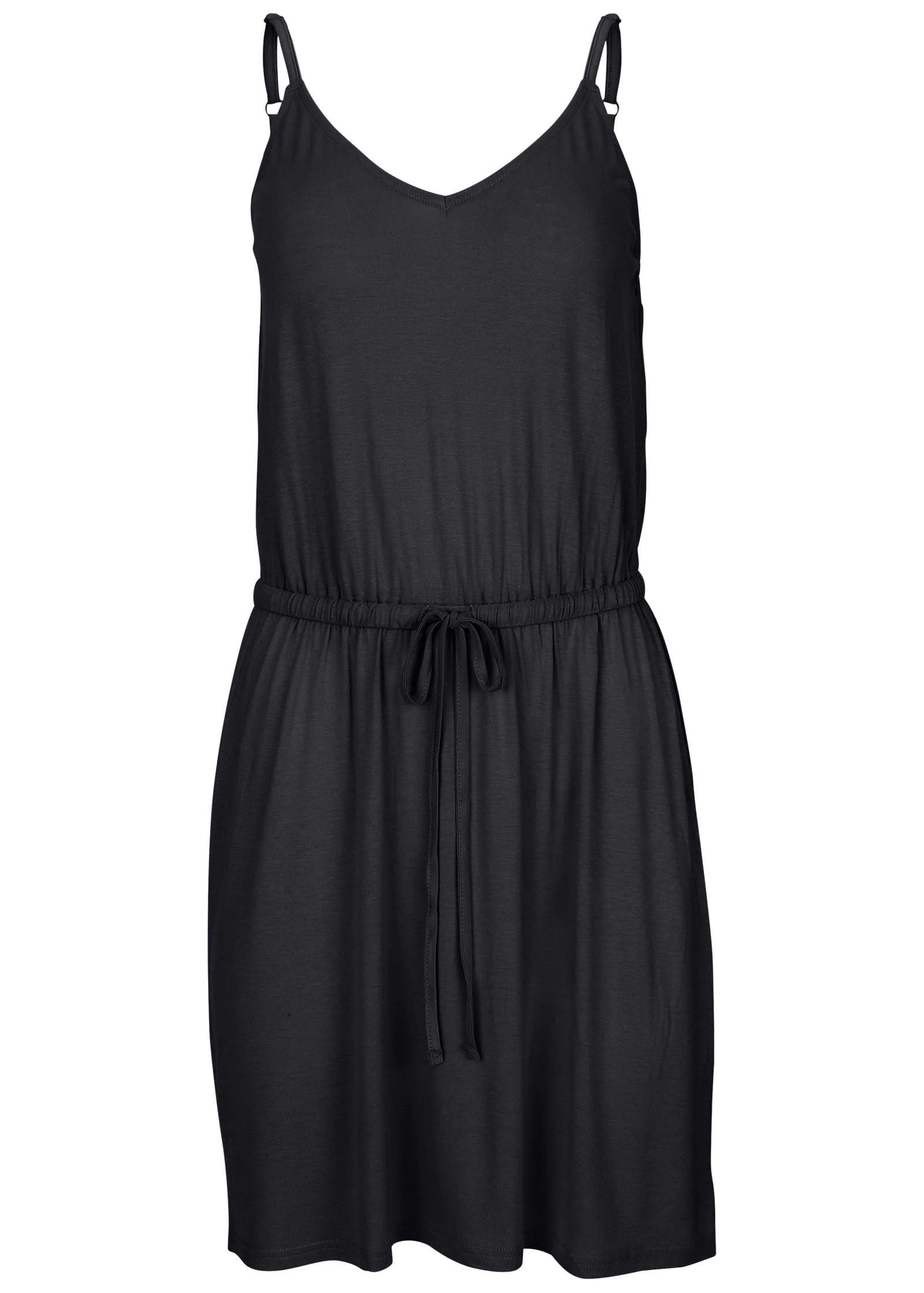 Tank Cover-Up Dress - Jet Black - Image 3